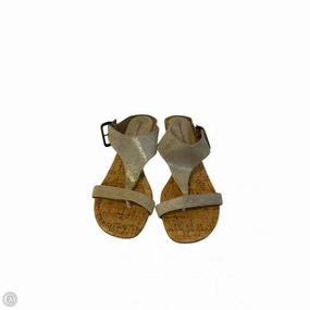 Sandals Heels Wedge By Donald Pliner In Tan, Size: 7.5