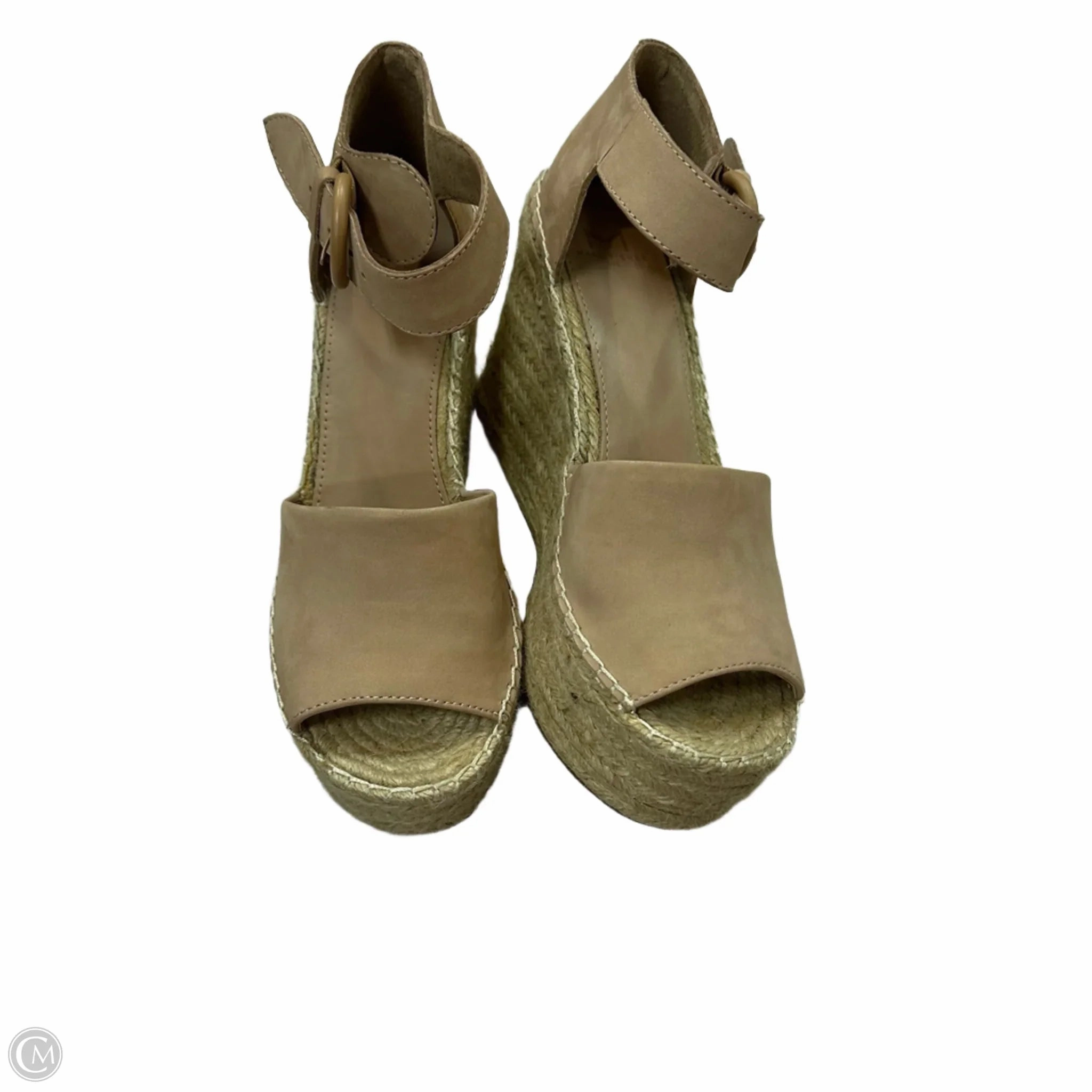 Sandals Heels Wedge By Marc Fisher In Pink, Size: 8.5
