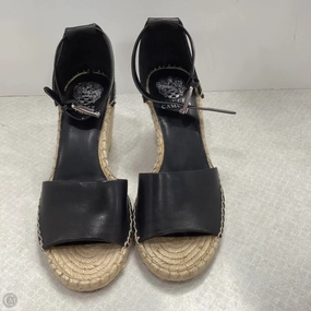 Sandals Heels Wedge By Vince Camuto In Black, Size: 9