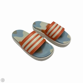 Sandals Platform By Adidas In Multi-colored, Size: 7