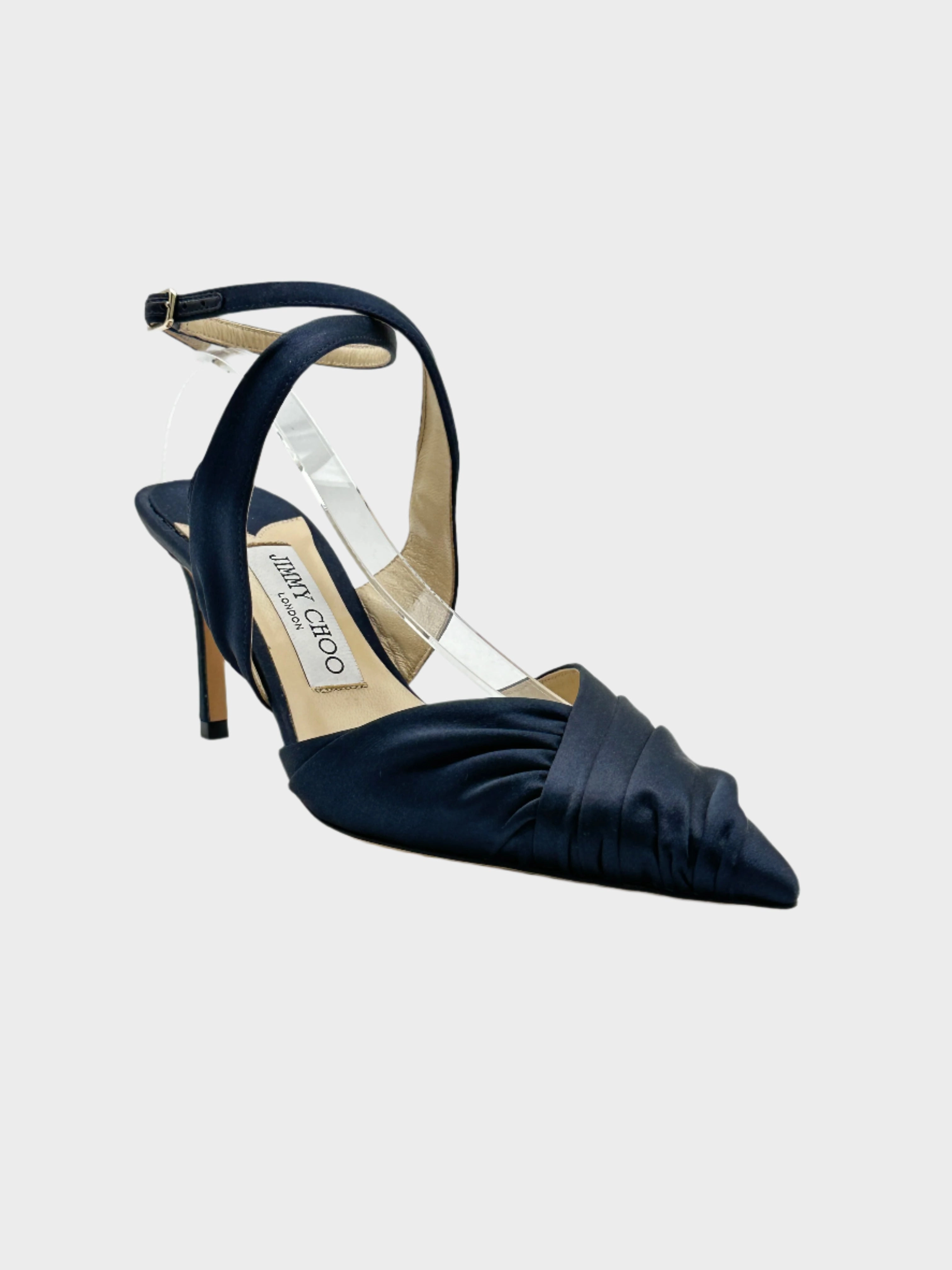 Satin Décolleté Pumps
