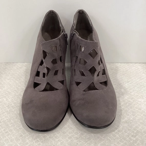Shoes Heels Block By Aerosoles In Grey, Size: 9.5