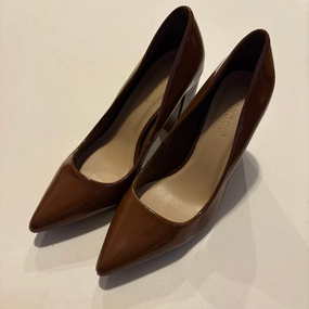 Shoes Heels Block By Bamboo In Brown, Size: 6.5
