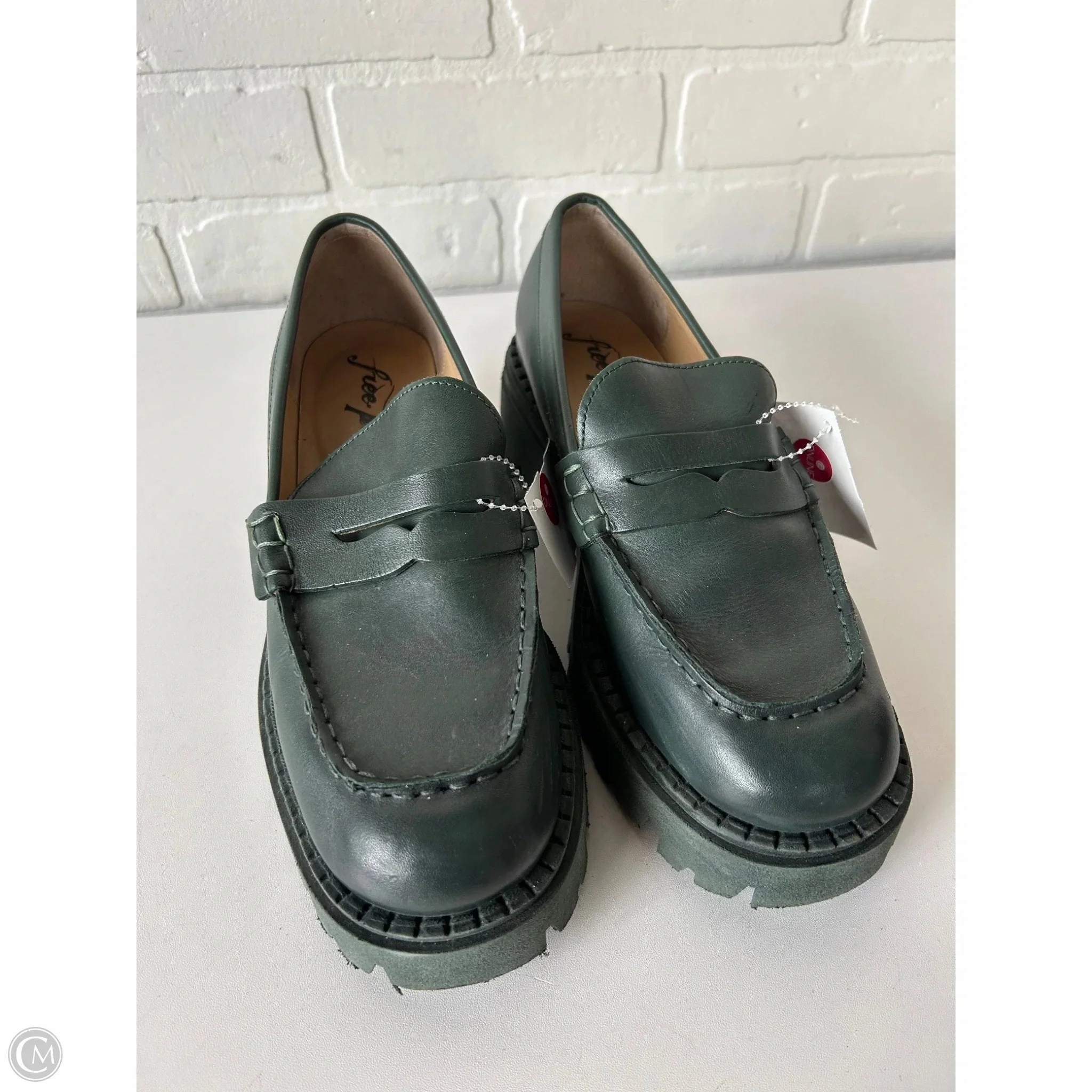 Shoes Heels Block By Free People In Green, Size: 7.5