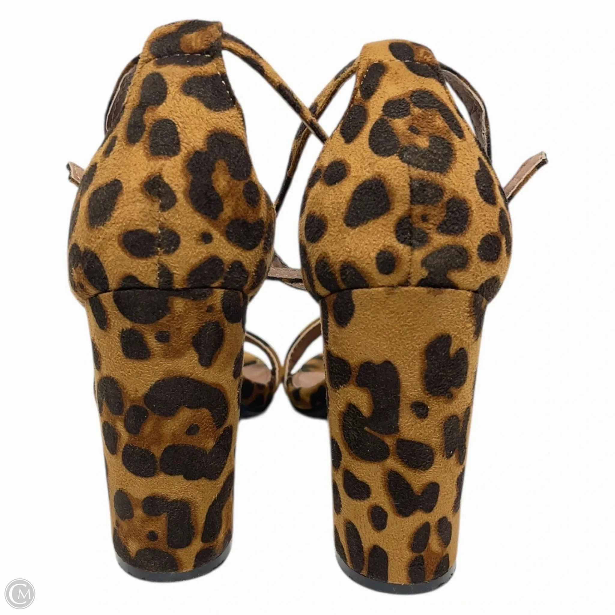 Shoes Heels Block By J.Adams In Animal Print, Size: 8.5