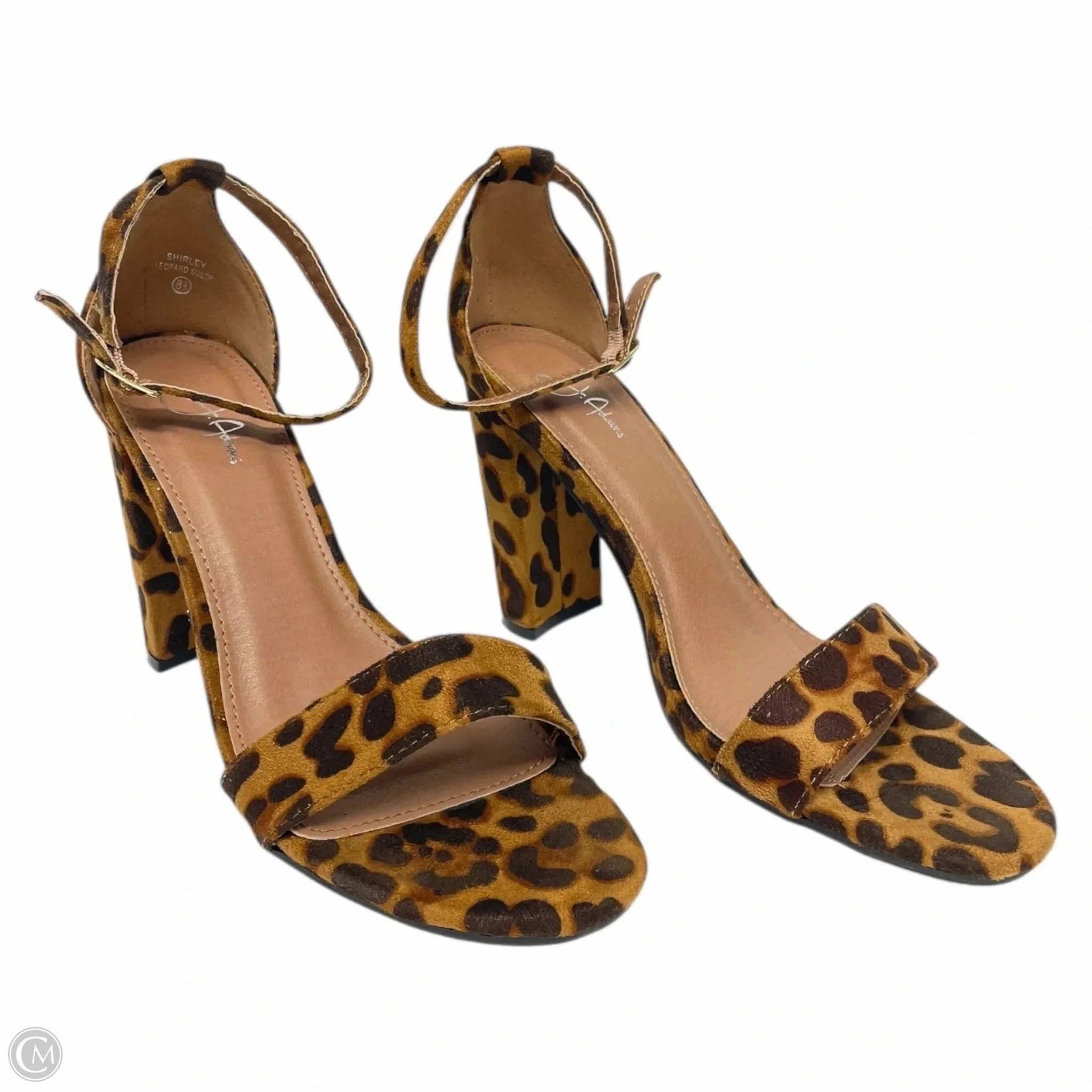 Shoes Heels Block By J.Adams In Animal Print, Size: 8.5