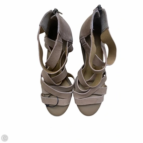 Shoes Heels Block By Lucky Brand In Taupe, Size: 6.5