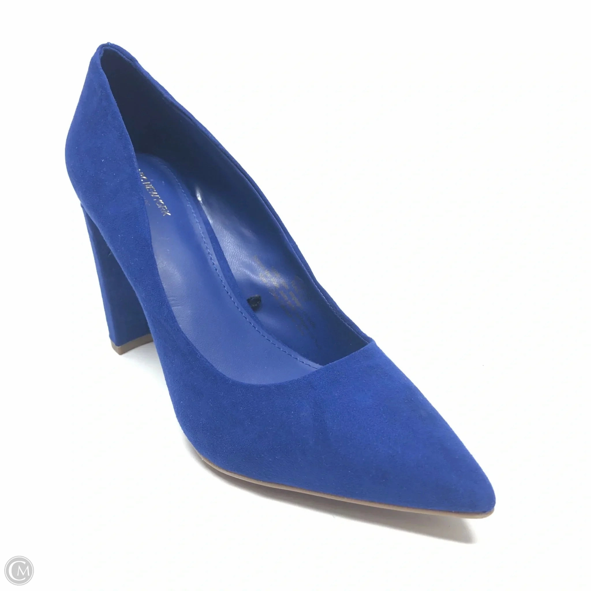 Shoes Heels Block By Marc New York In Blue, Size: 8.5