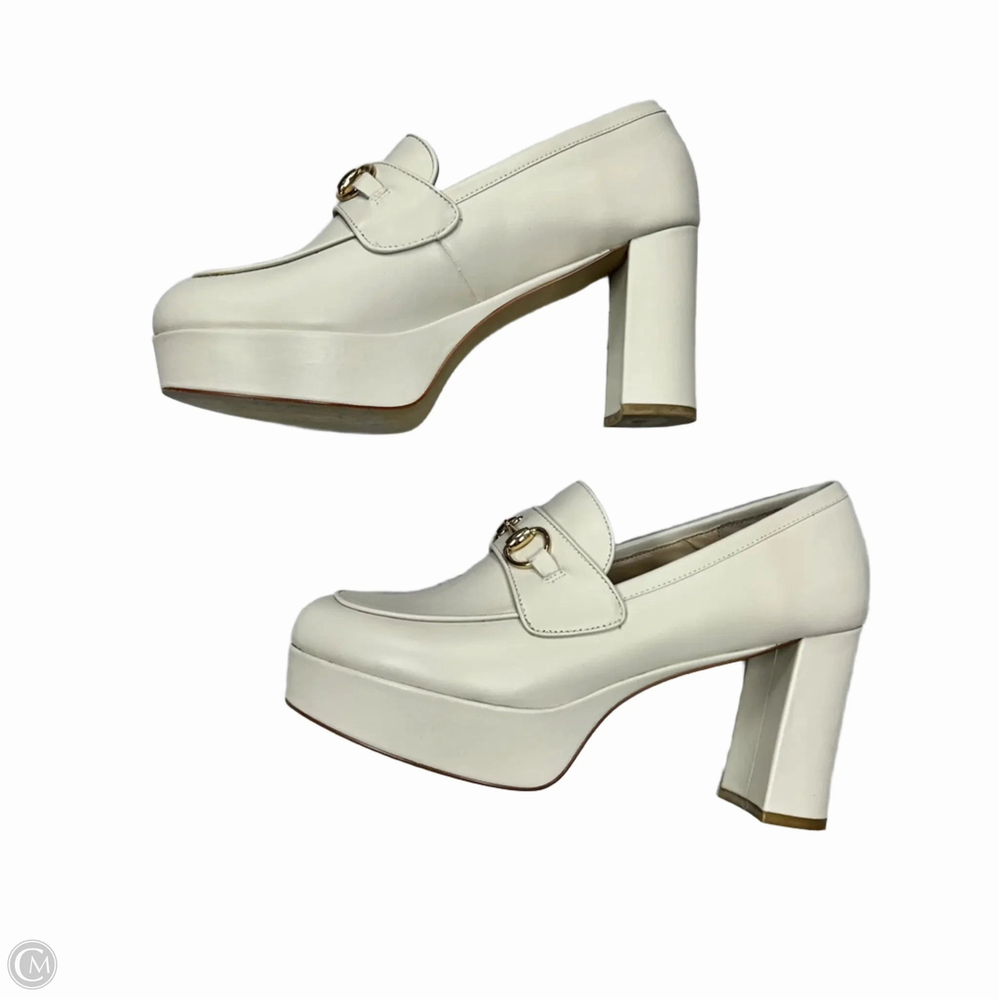 Shoes Heels Block By Steve Madden In Ivory, Size: 11