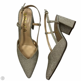 Shoes Heels Block By Unisa In Silver, Size: 7.5