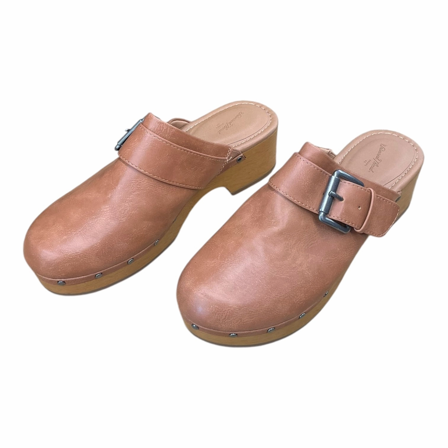Shoes Heels Block By Universal Thread In Brown, Size: 9