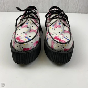 Shoes Heels Platform By Clothes Mentor In Black & White, Size: 10