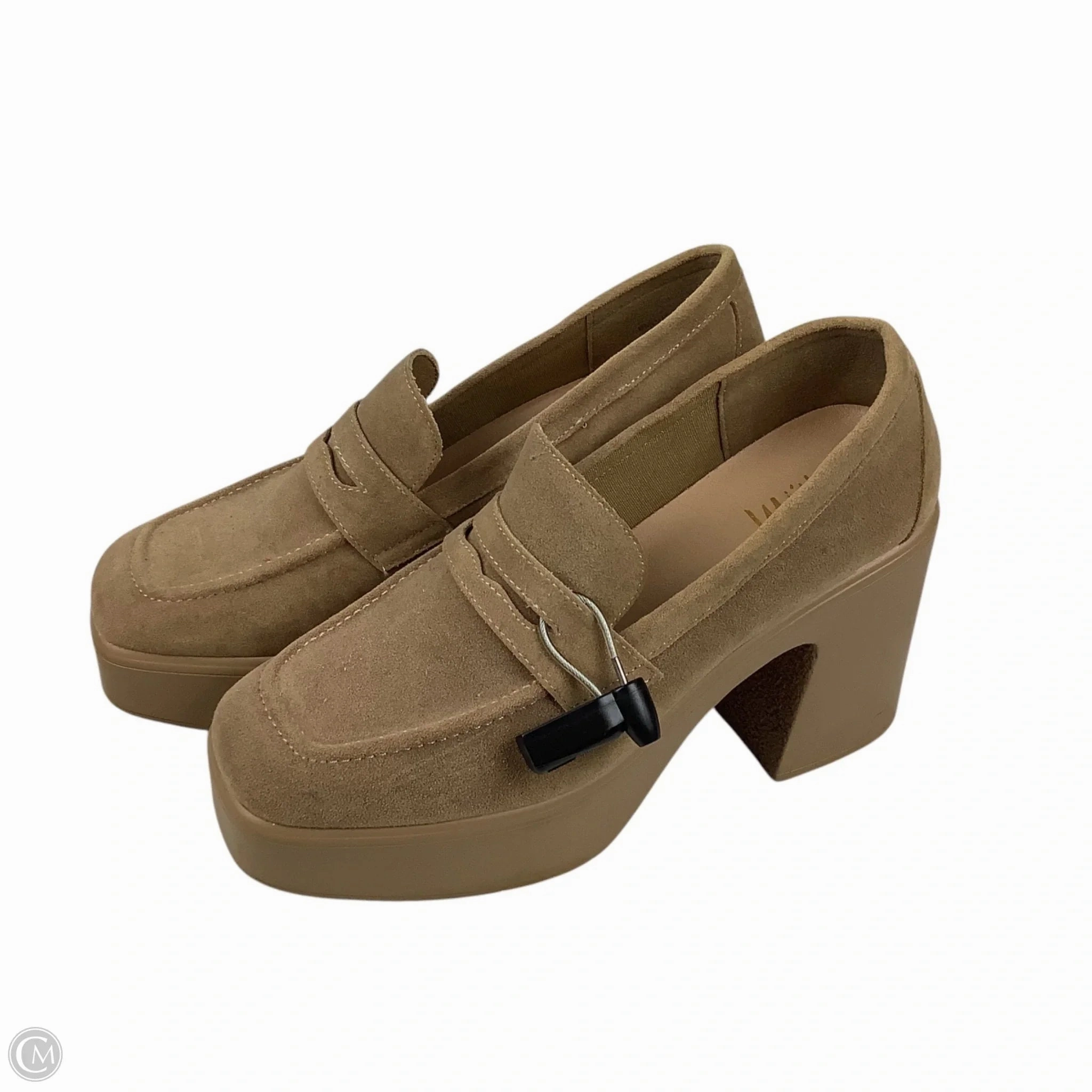 Shoes Heels Platform By Clothes Mentor In Brown, Size: 10