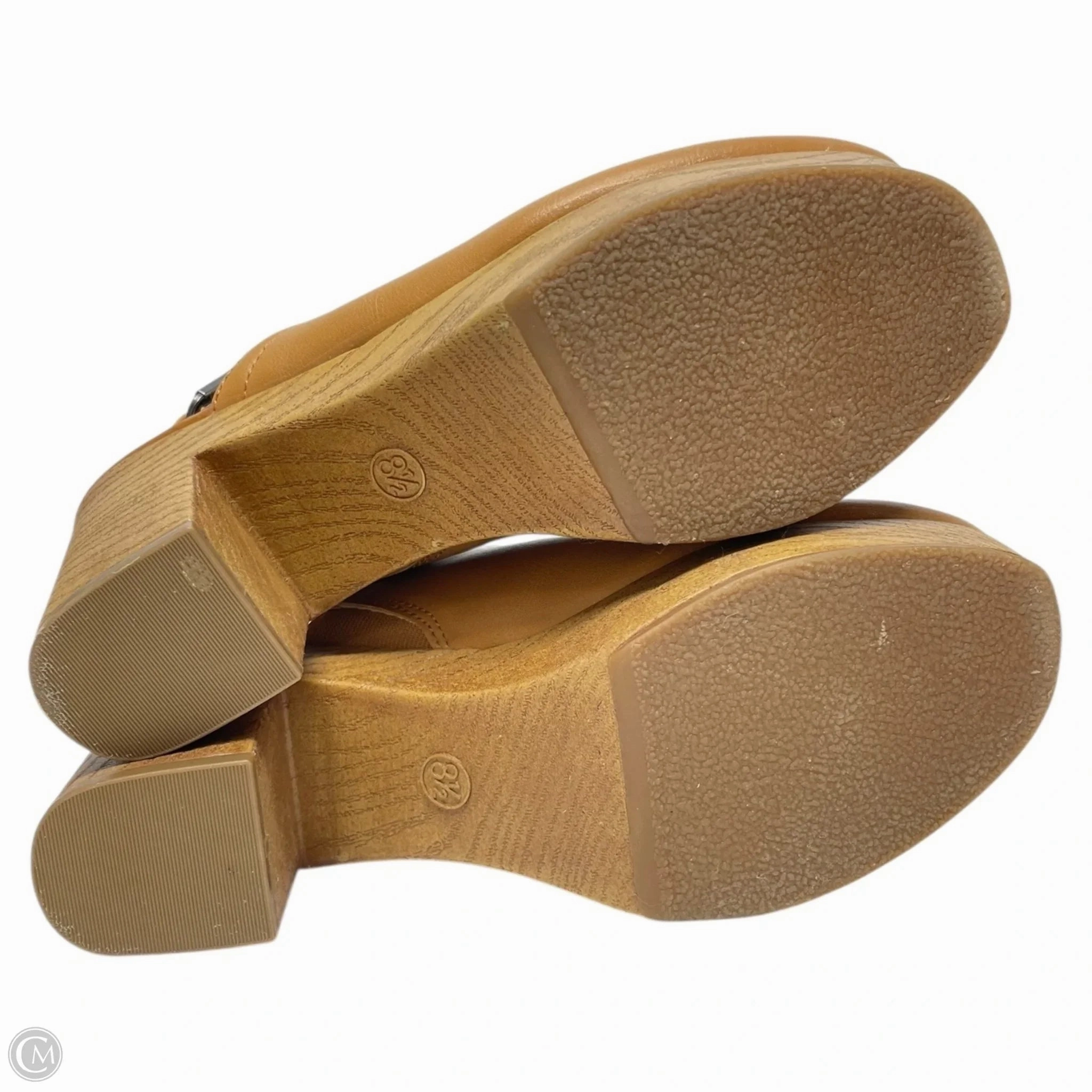Shoes Heels Platform By Universal Thread In Tan, Size: 8.5