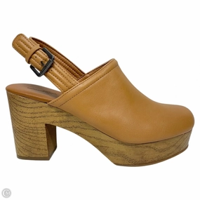 Shoes Heels Platform By Universal Thread In Tan, Size: 8.5