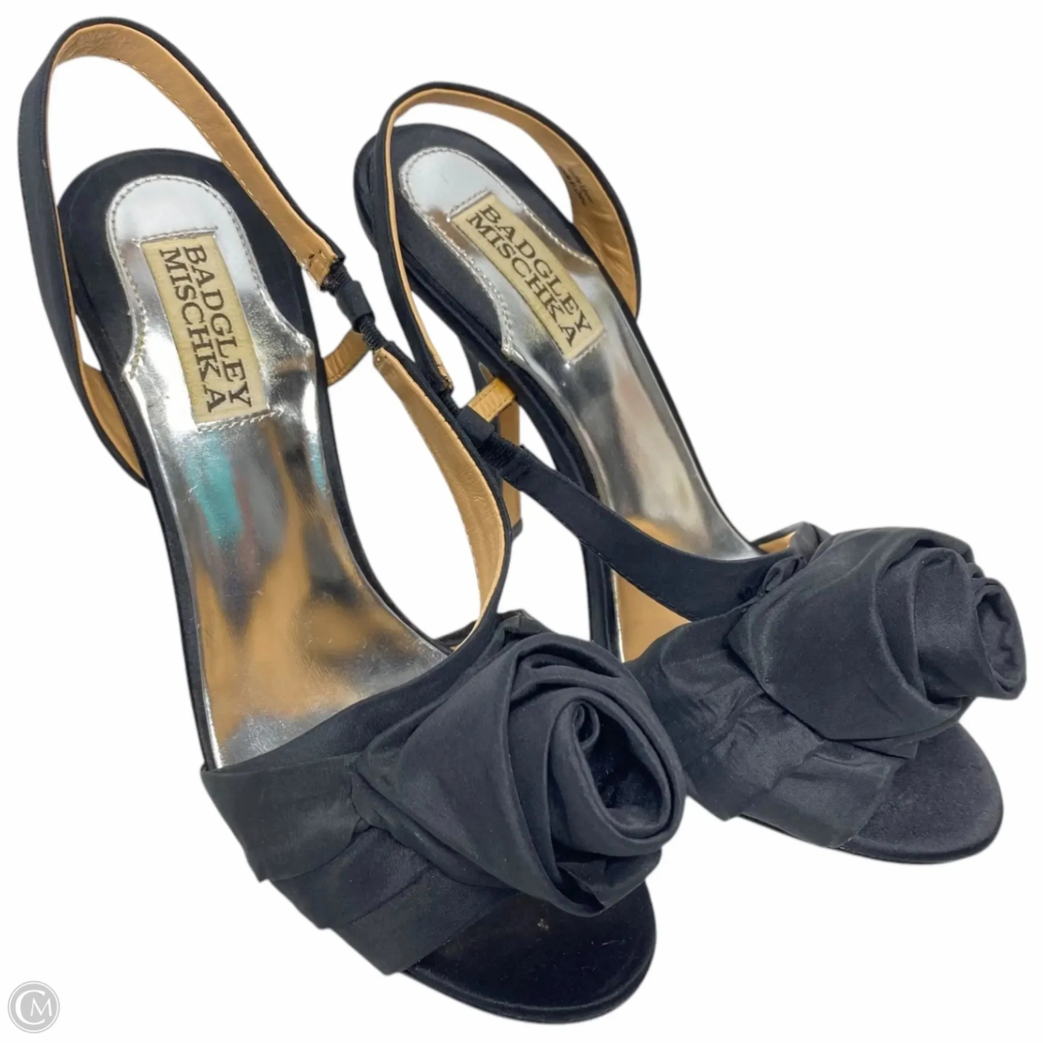Shoes Heels Stiletto By Badgley Mischka In Black, Size: 5.5