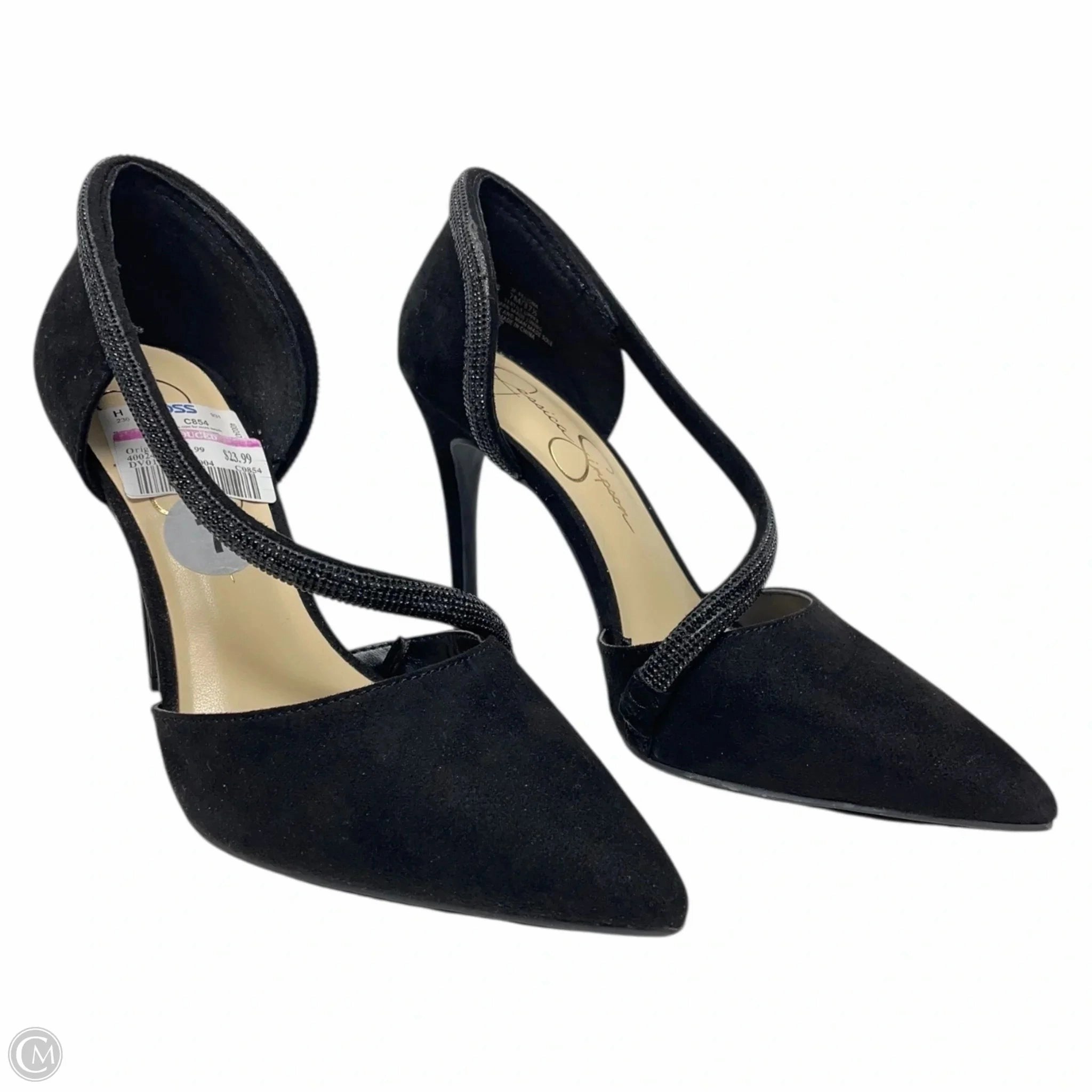 Shoes Heels Stiletto By Jessica Simpson In Black, Size: 7