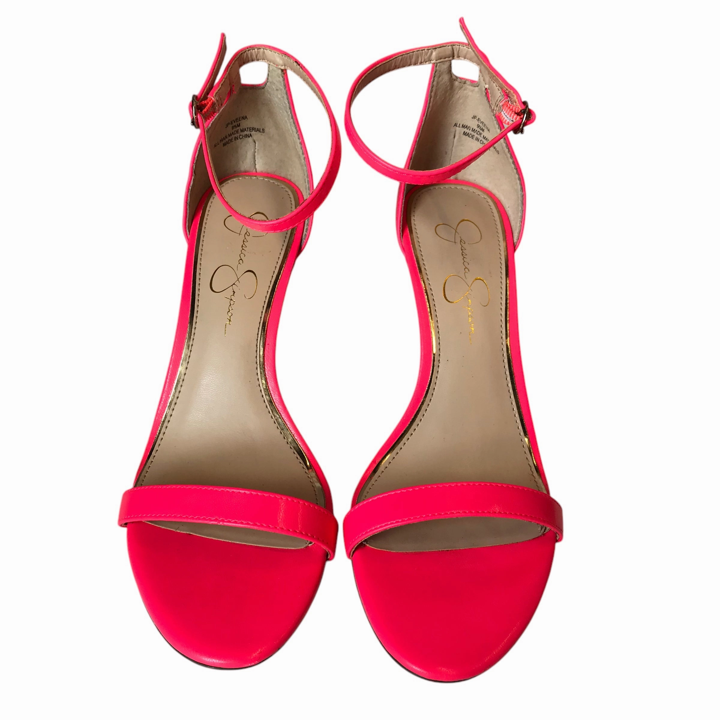 Shoes Heels Stiletto By Jessica Simpson In Pink, Size:9.5