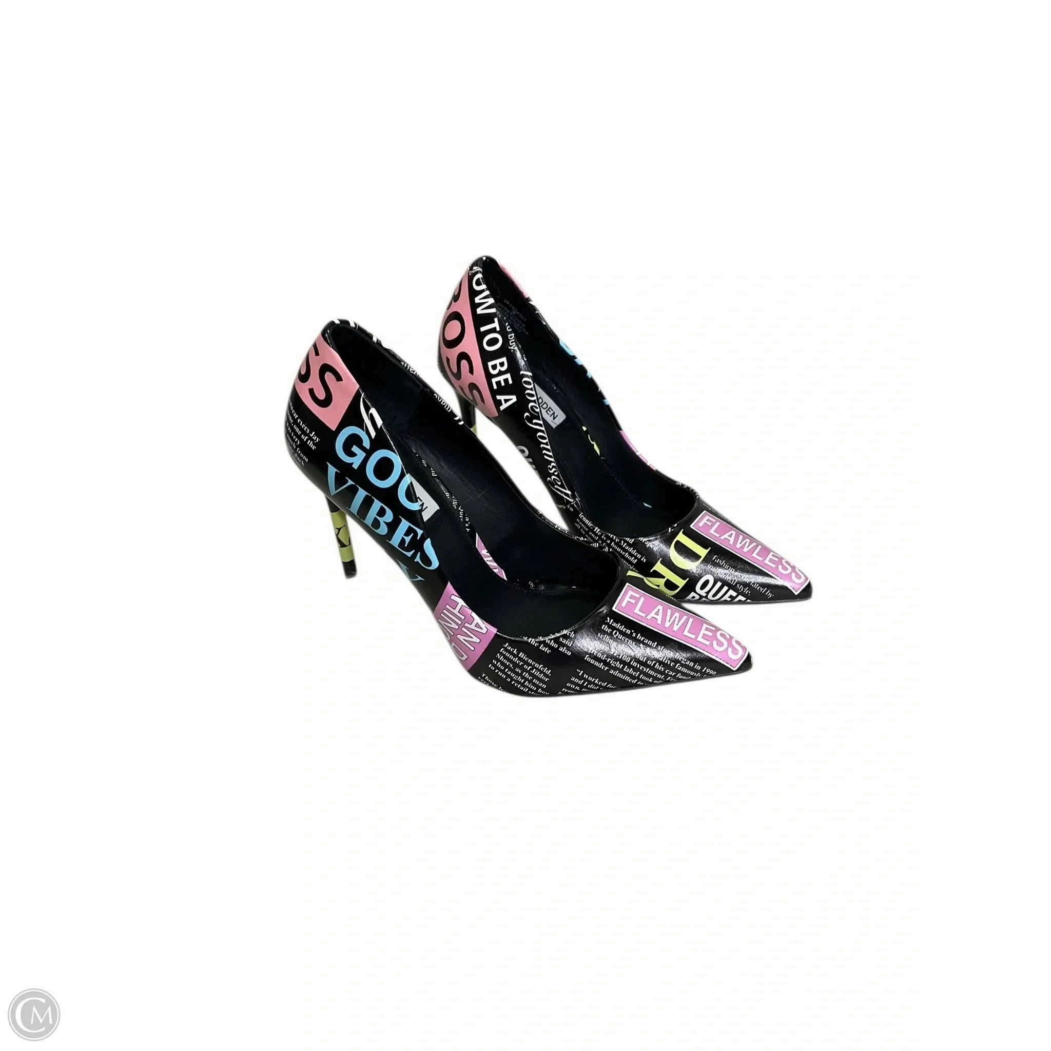Shoes Heels Stiletto By Steve Madden In Black, Size: 7
