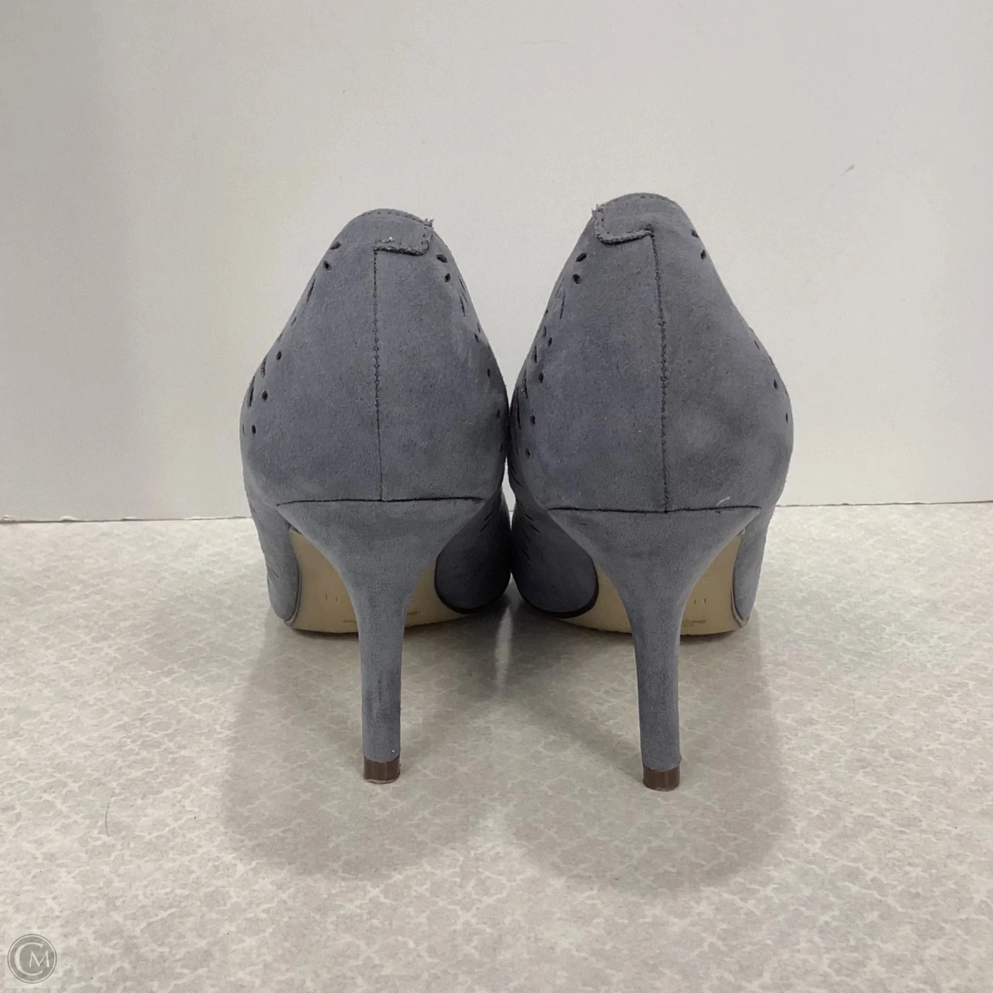 Shoes Heels Stiletto By Unisa In Grey, Size: 6.5