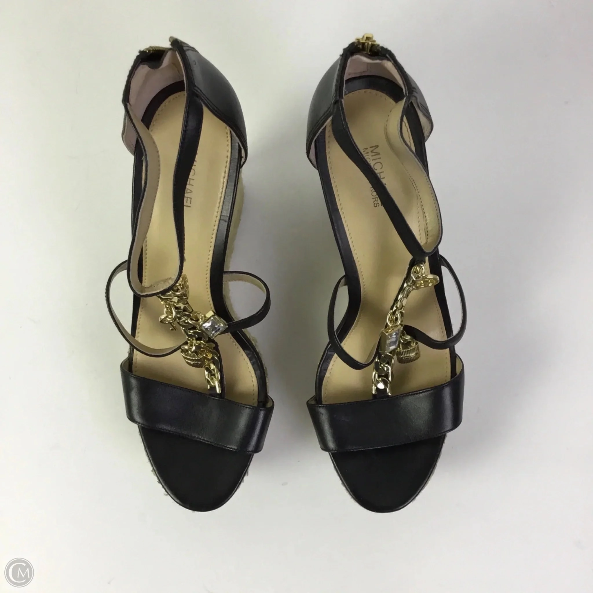 Shoes Heels Wedge By Michael By Michael Kors In Black, Size: 10