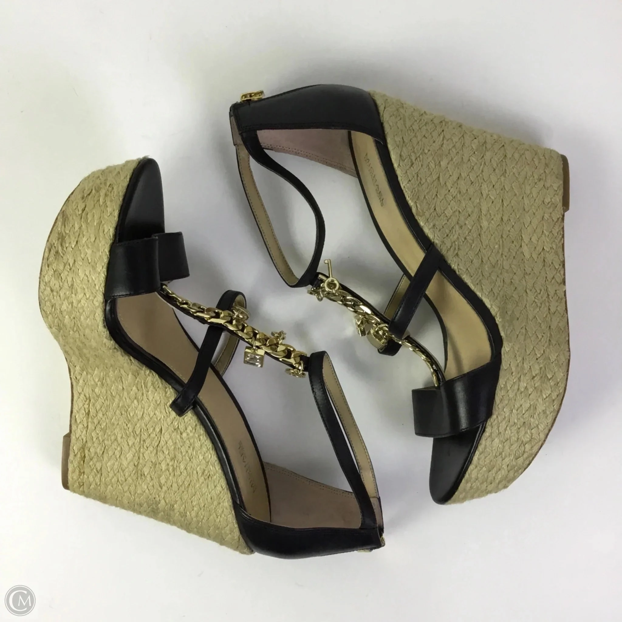 Shoes Heels Wedge By Michael By Michael Kors In Black, Size: 10