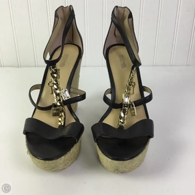Shoes Heels Wedge By Michael By Michael Kors In Black, Size: 10
