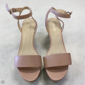Shoes Heels Wedge By Nine West In Pink, Size: 9.5