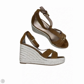 Shoes Heels Wedge By Ralph Lauren In Brown, Size: 10