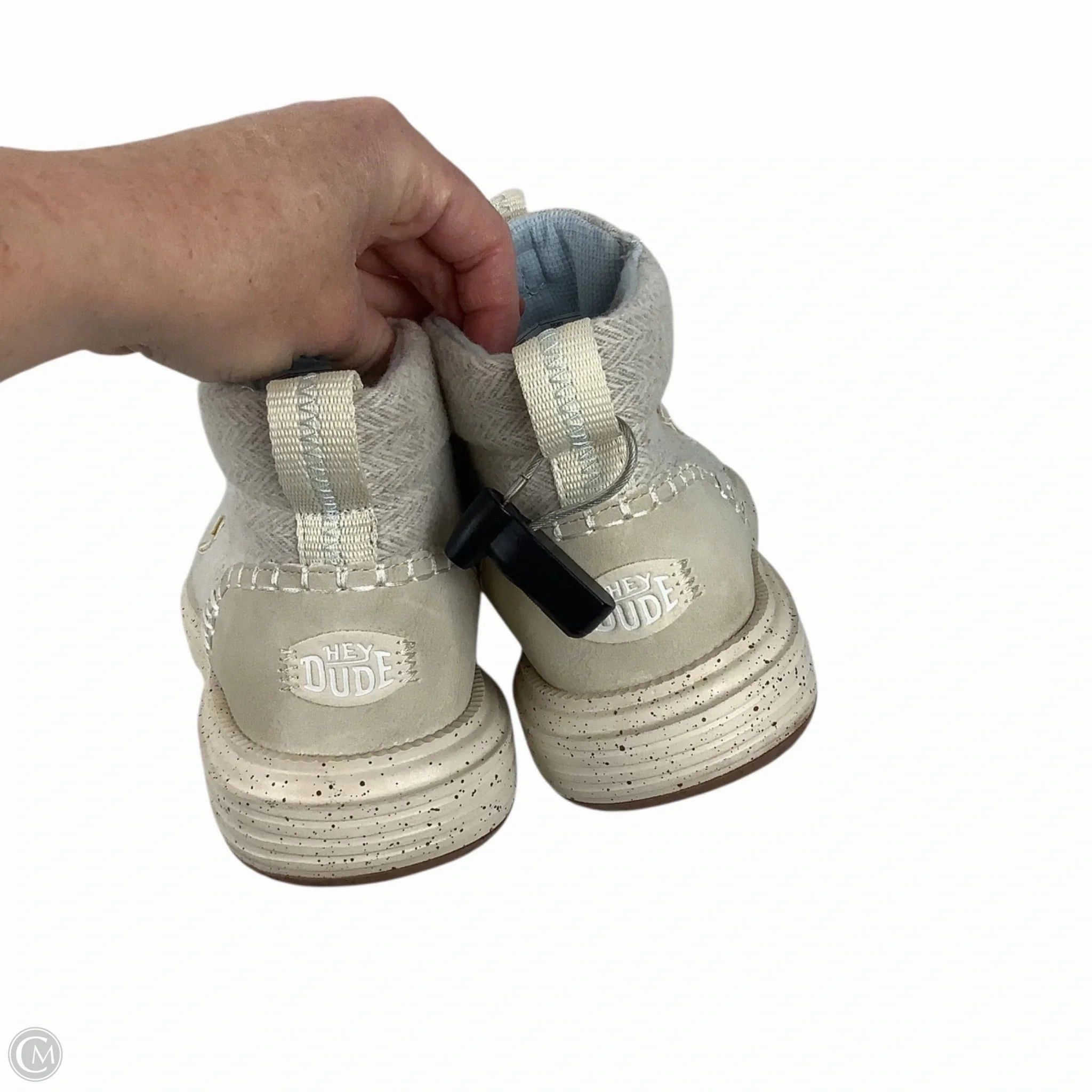 Shoes Sneakers Platform By Hey Dude In Beige, Size: 9