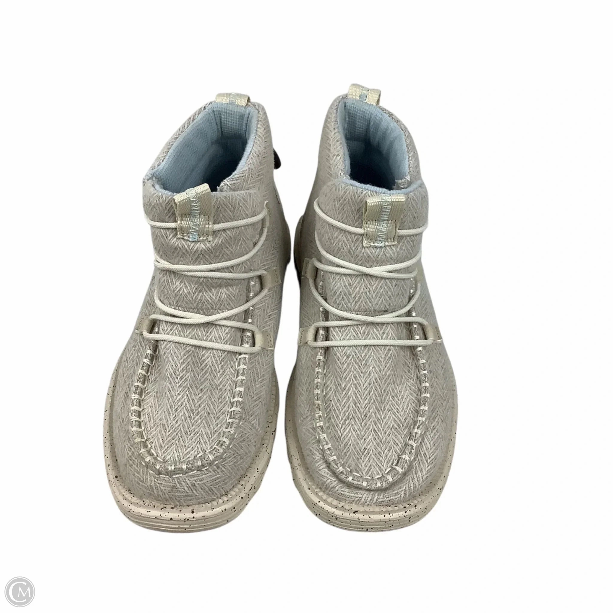 Shoes Sneakers Platform By Hey Dude In Beige, Size: 9