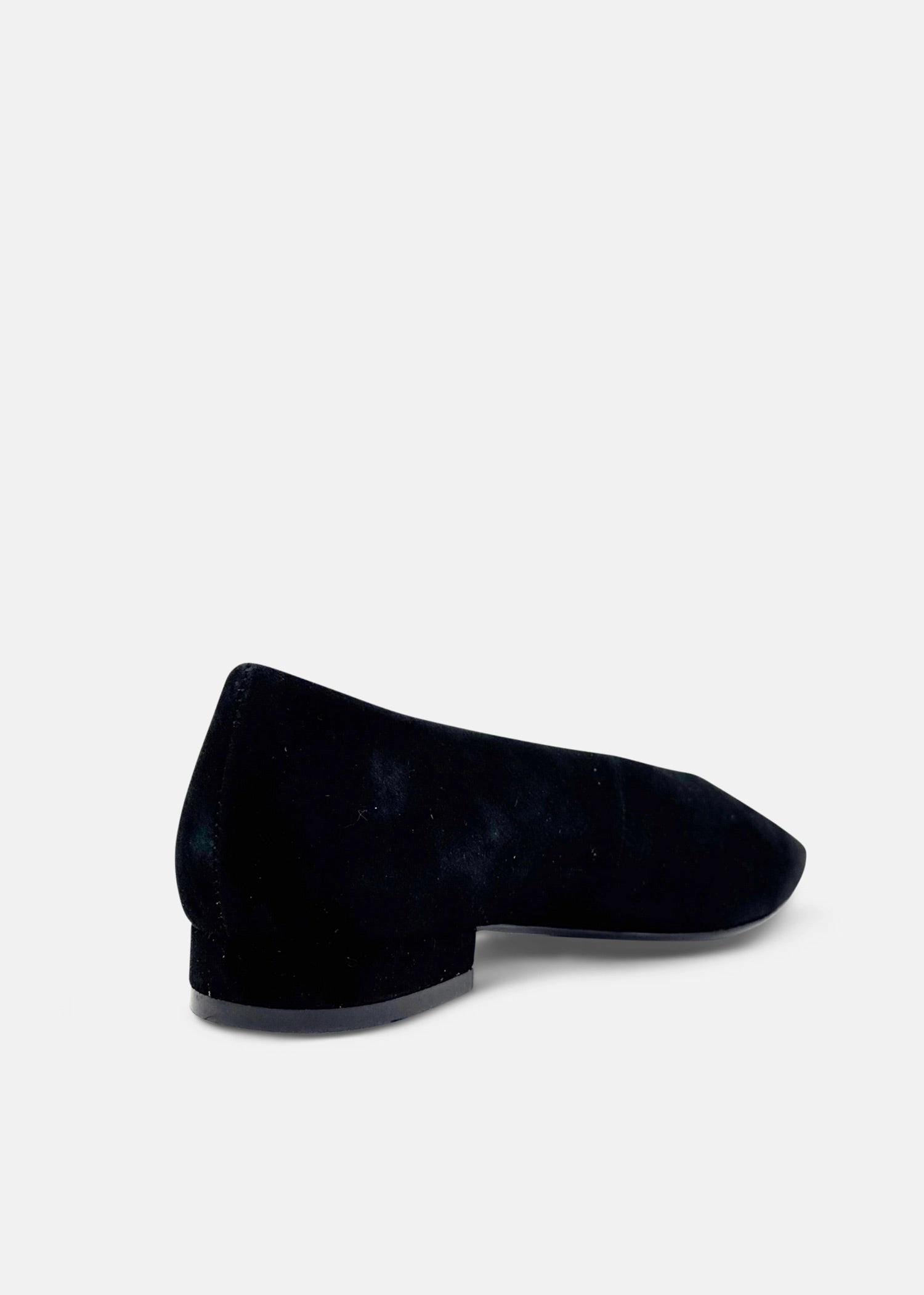 Slick Suede Ballet Flats
