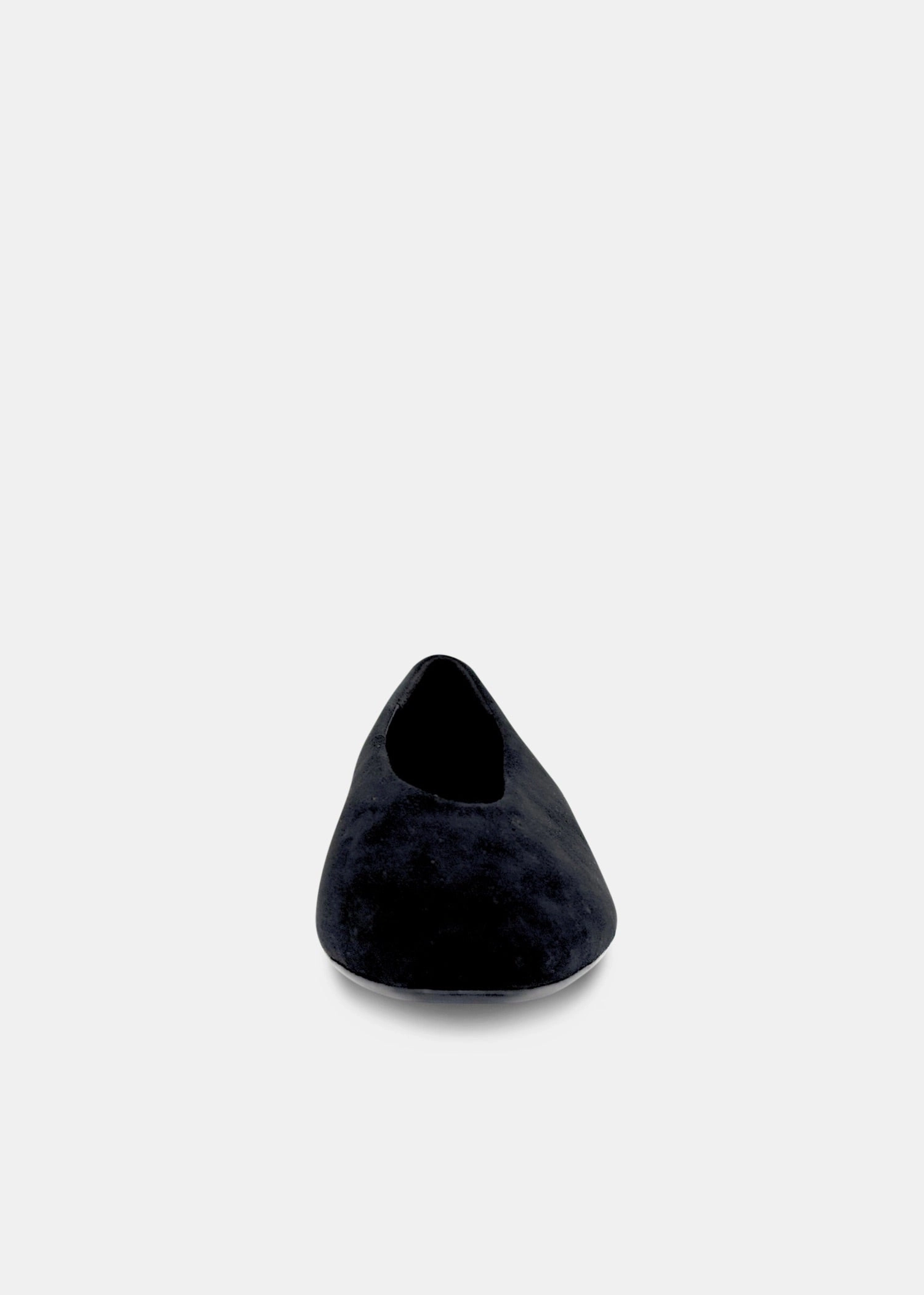 Slick Suede Ballet Flats