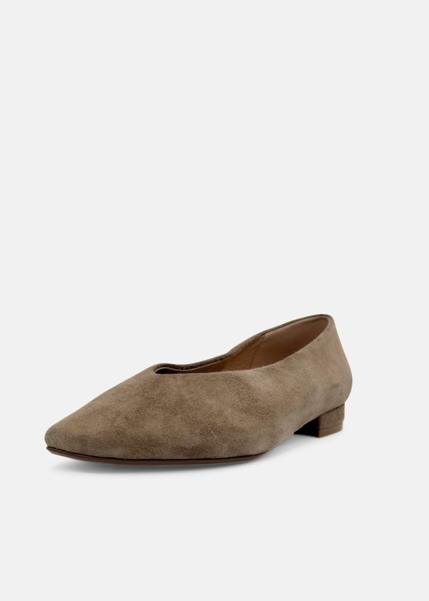 Slick Suede Ballet Flats