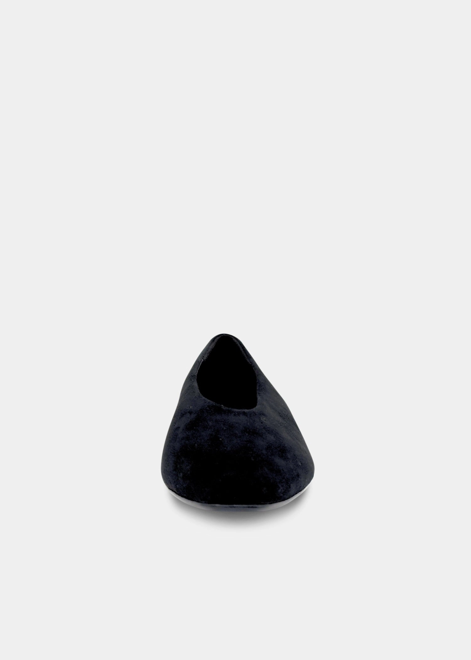 Slick Suede Ballet Flats