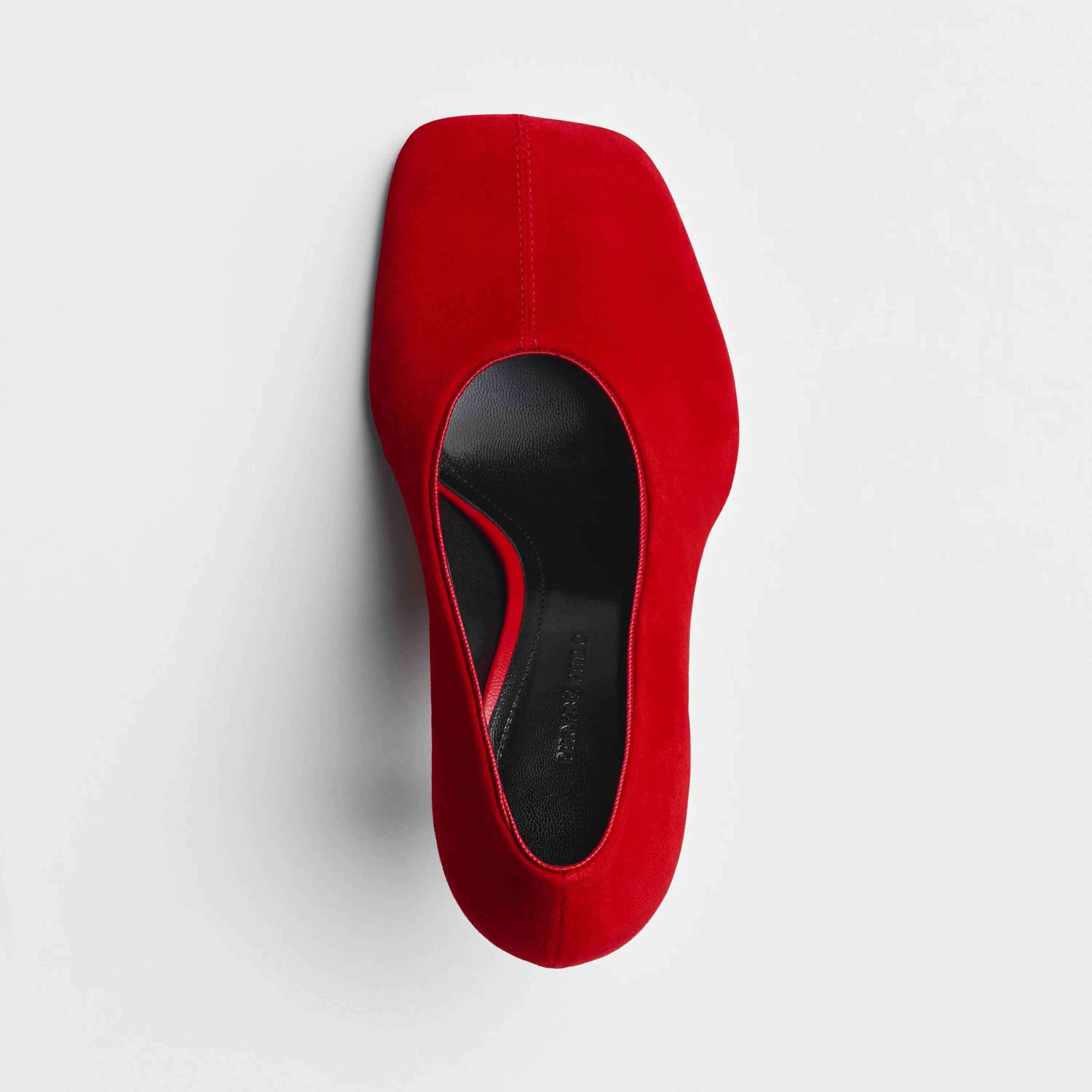 SOFT PUMP 90 | fluoro red leather