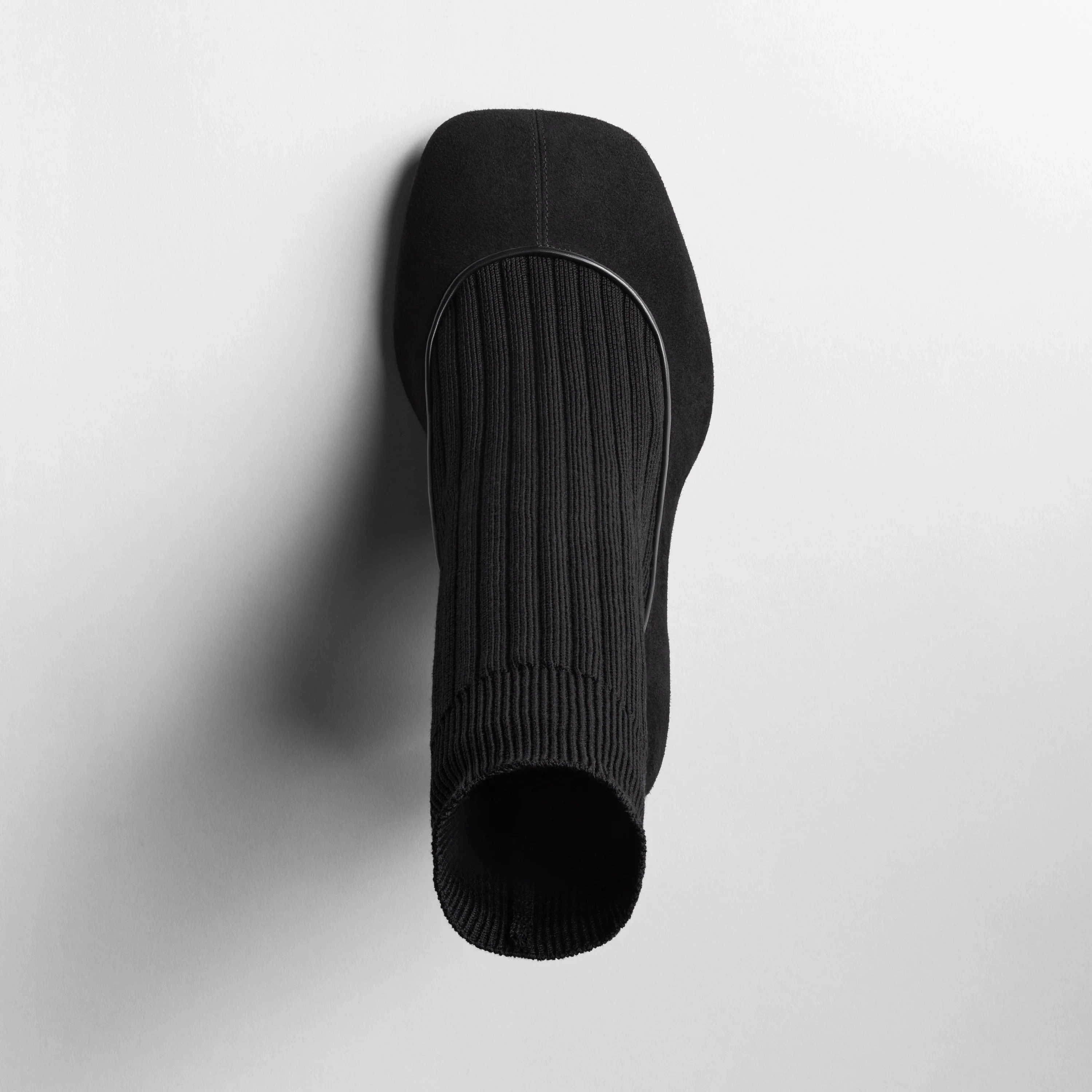 SOFT SOCK PUMP | black suede