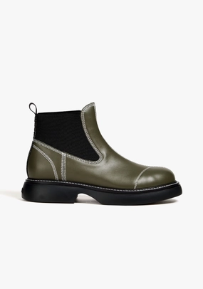 Stitch Low Chelsea Boot - Kalamata