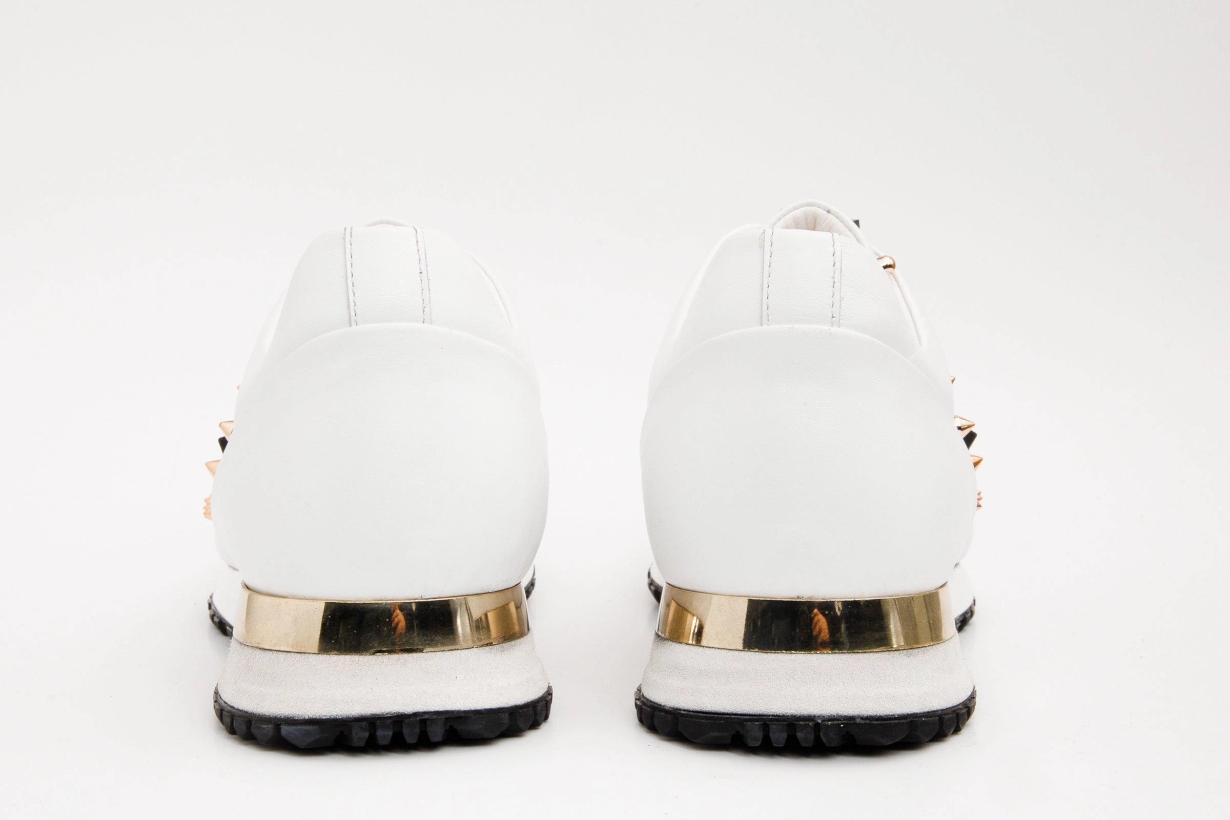 The Infanta White Spike Leather Women Sneaker  Limited Edition
