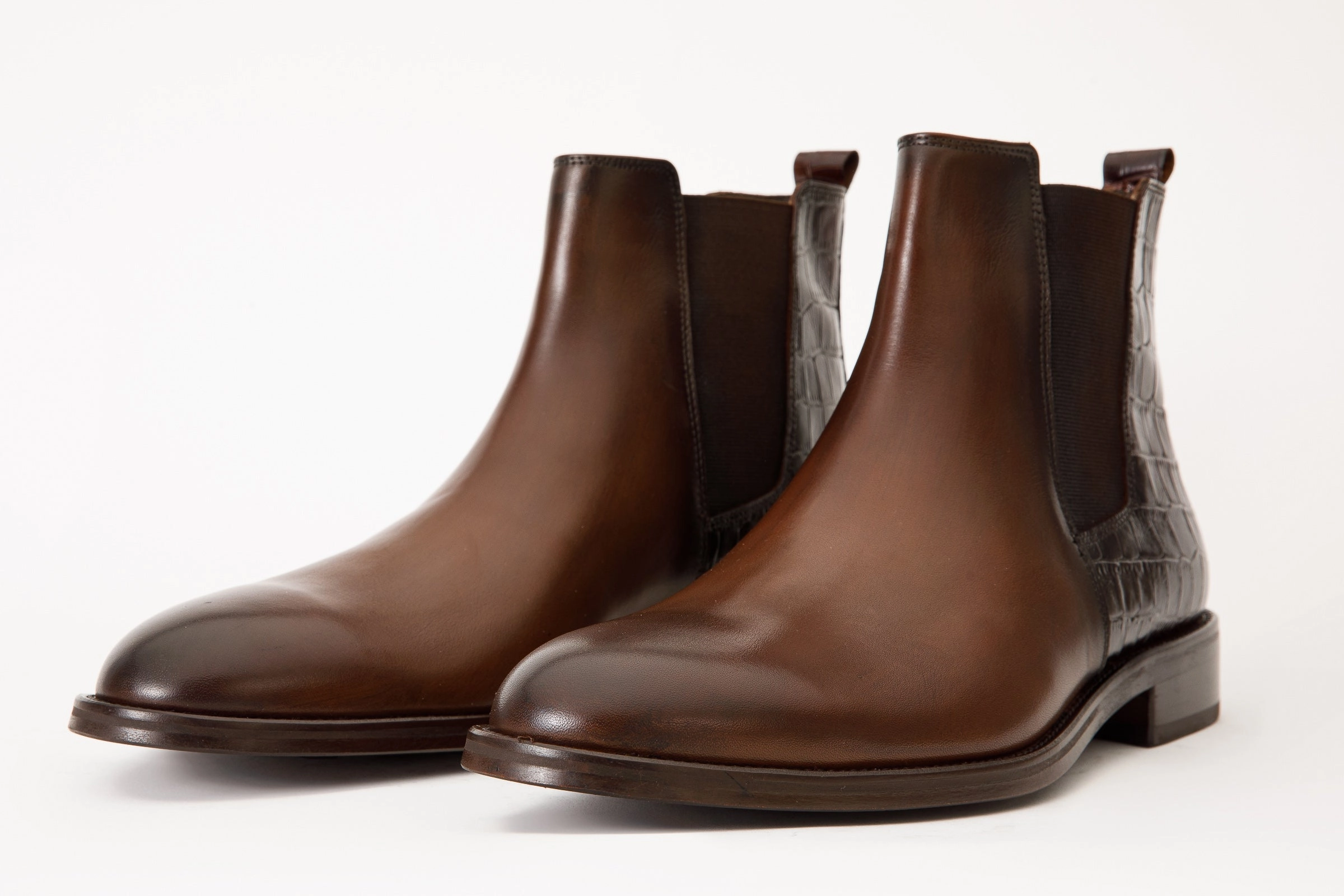 The Manby Brown Leather Chelsea Men Boot Final Sale!