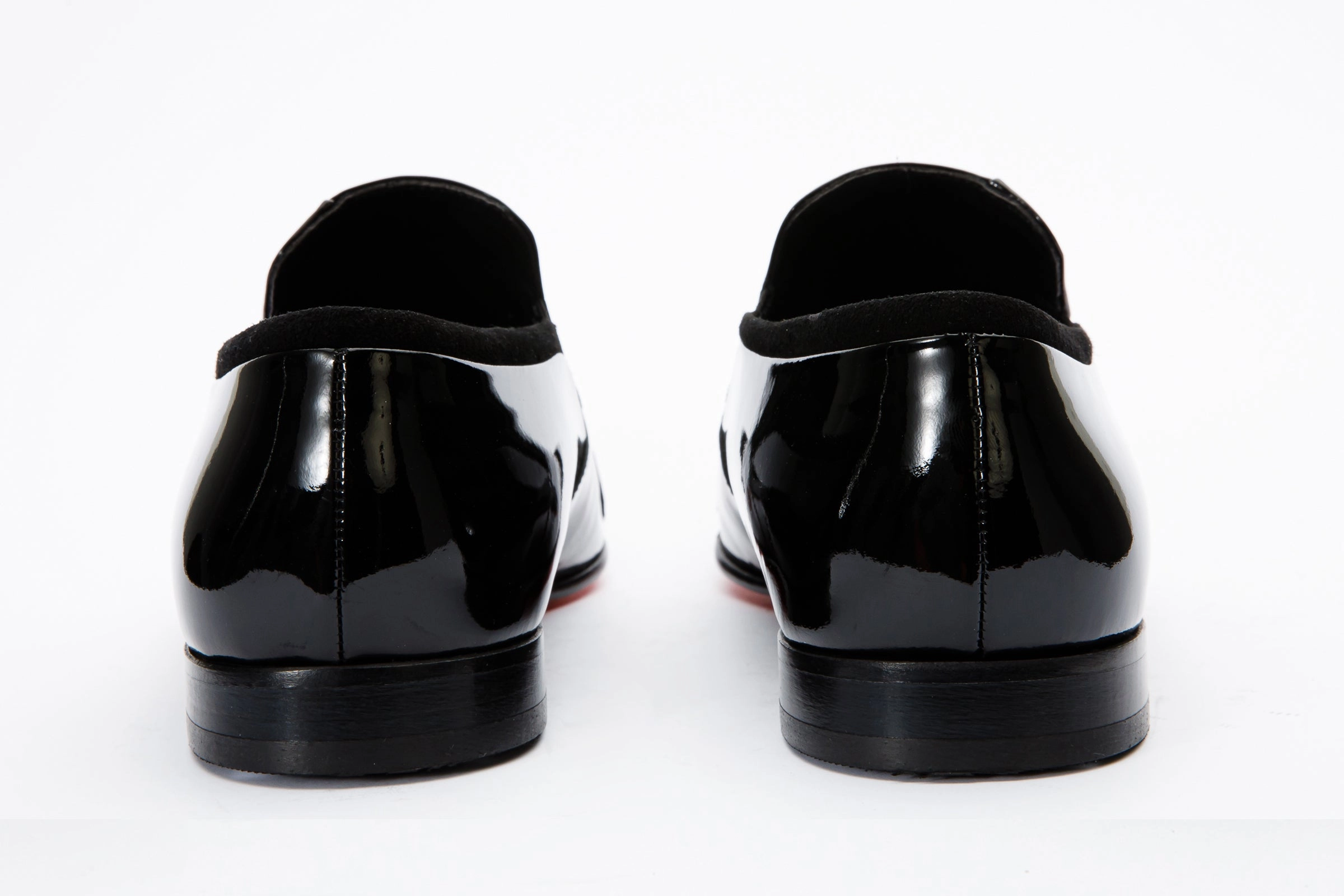 The Marlo Shoe Black Patent Leather Cap Toe Slip-On Dress Loafer Men  Shoe Final Sale!