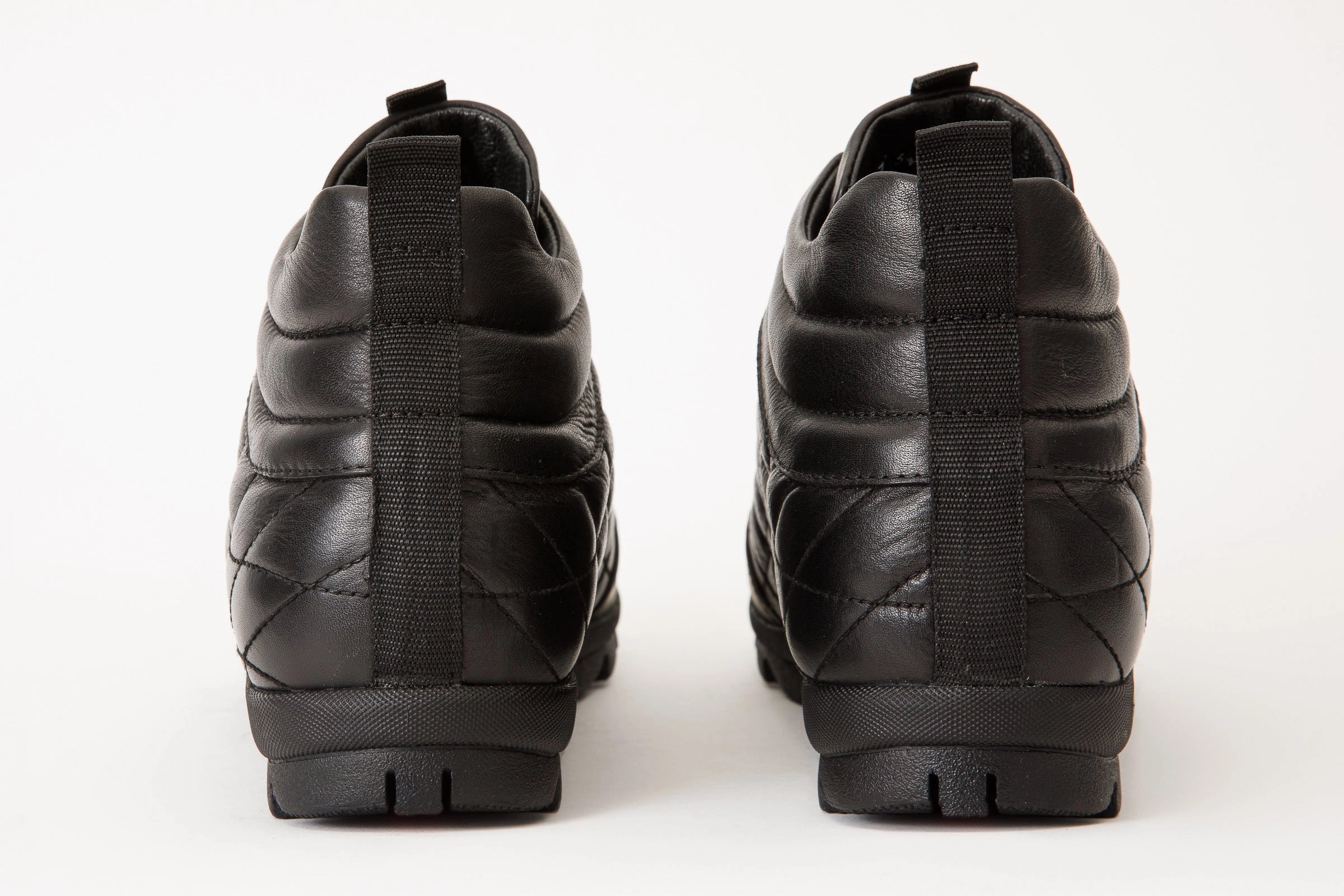 The Riga Black Leather Casual Lace-Up Men  Boots Final Sale!
