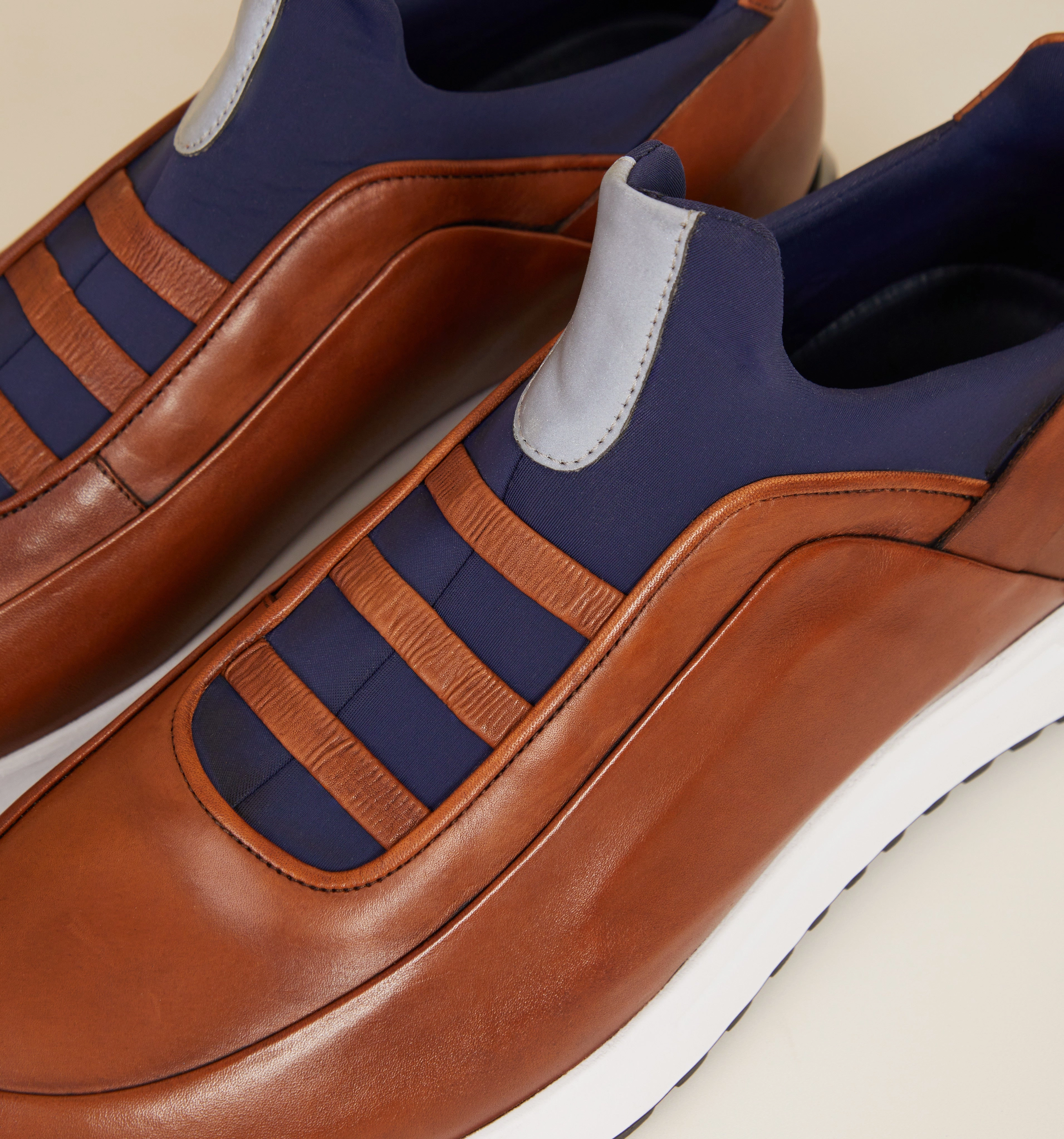 The Sonoma Tan Leather Men Sneaker