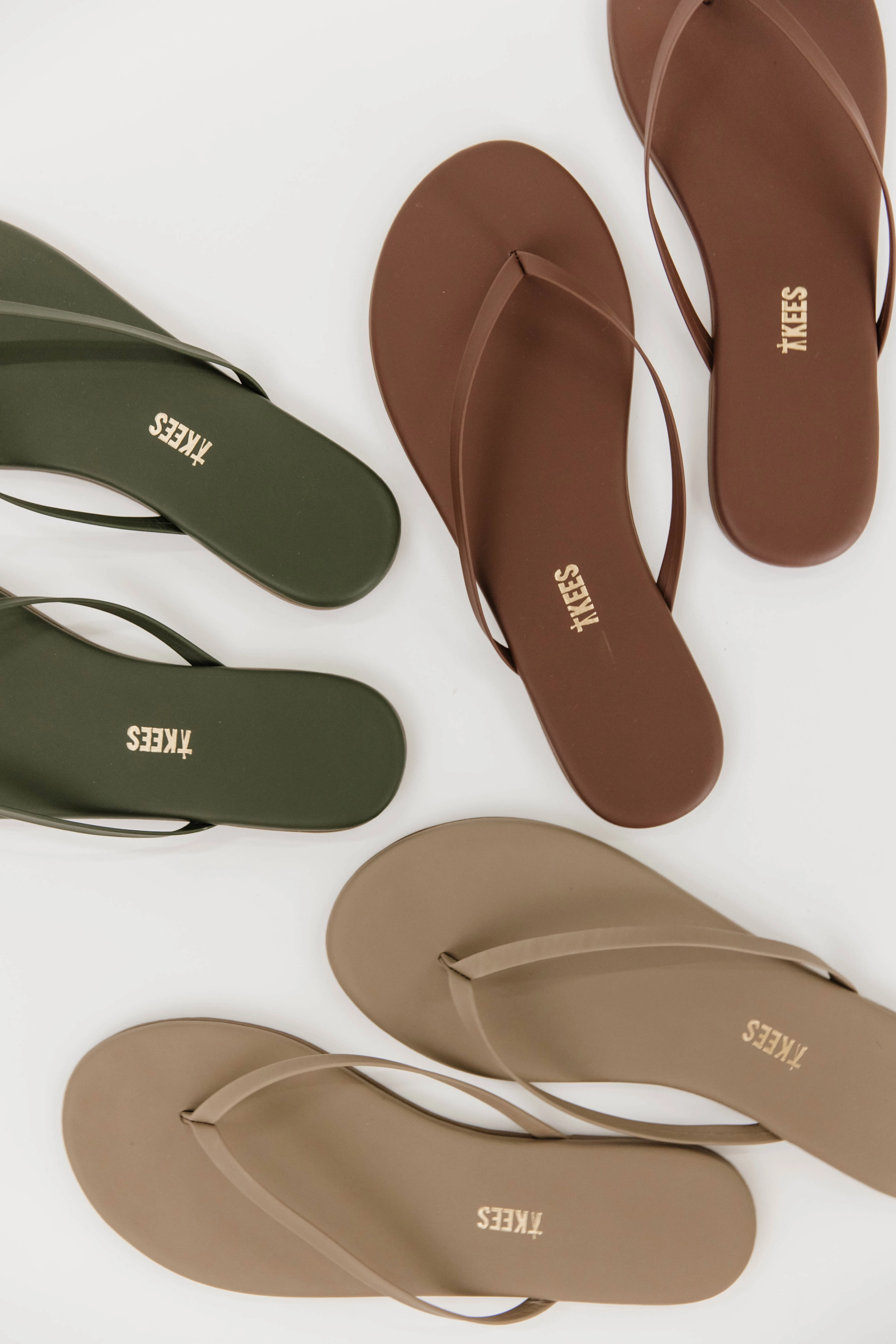 TKEES Foundations Matte Flip Flop Sandal in Cappuccino
