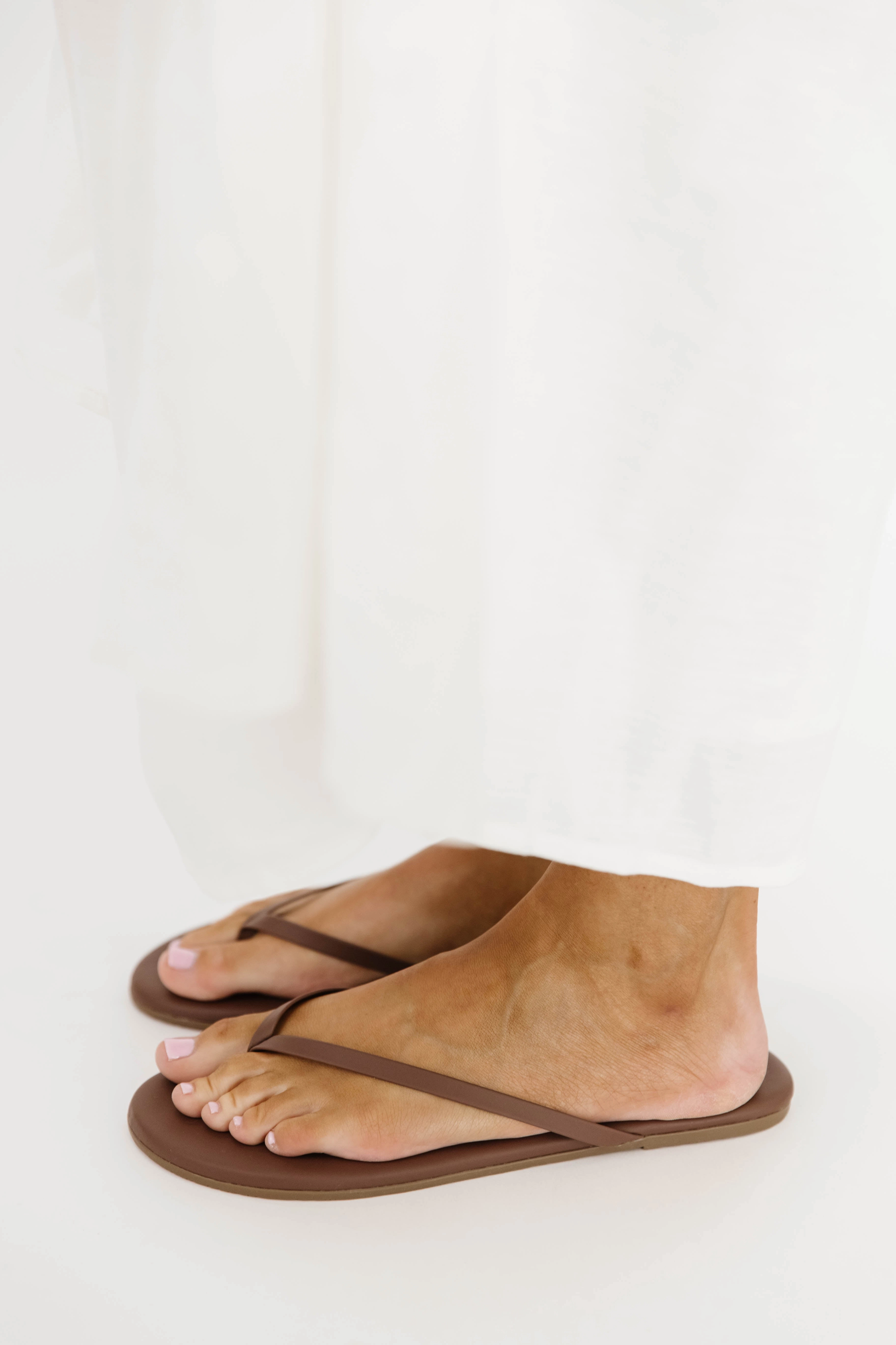 TKEES Foundations Matte Flip Flop Sandal in Cappuccino