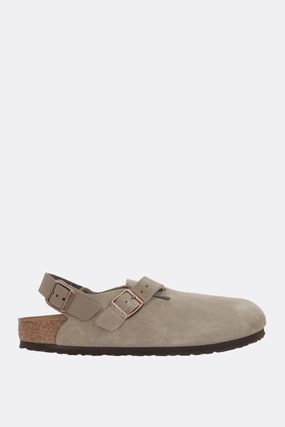 Tokio II flat slingbacks in suede (Narrow Fit)