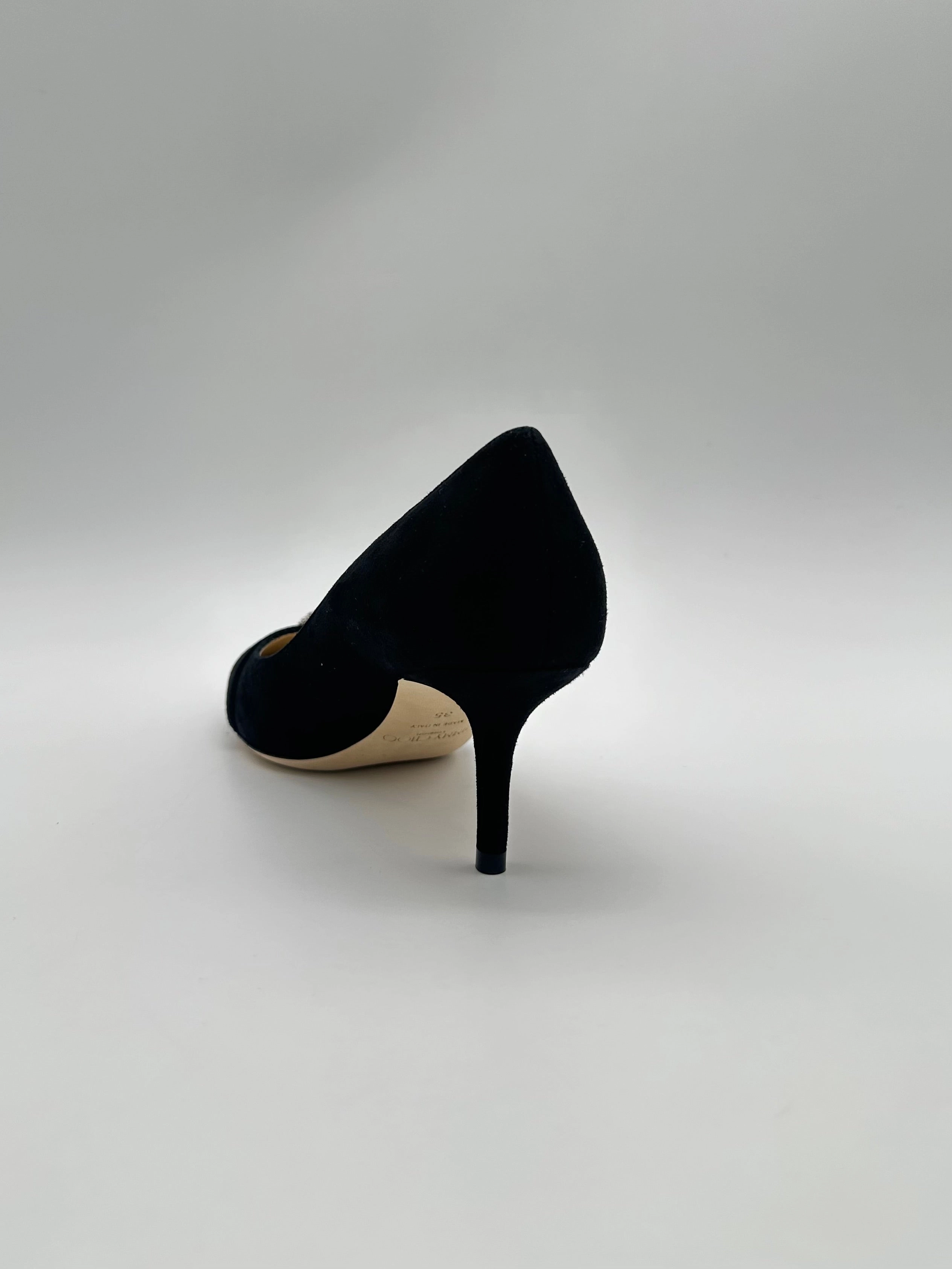 Velvet Crystals Pumps