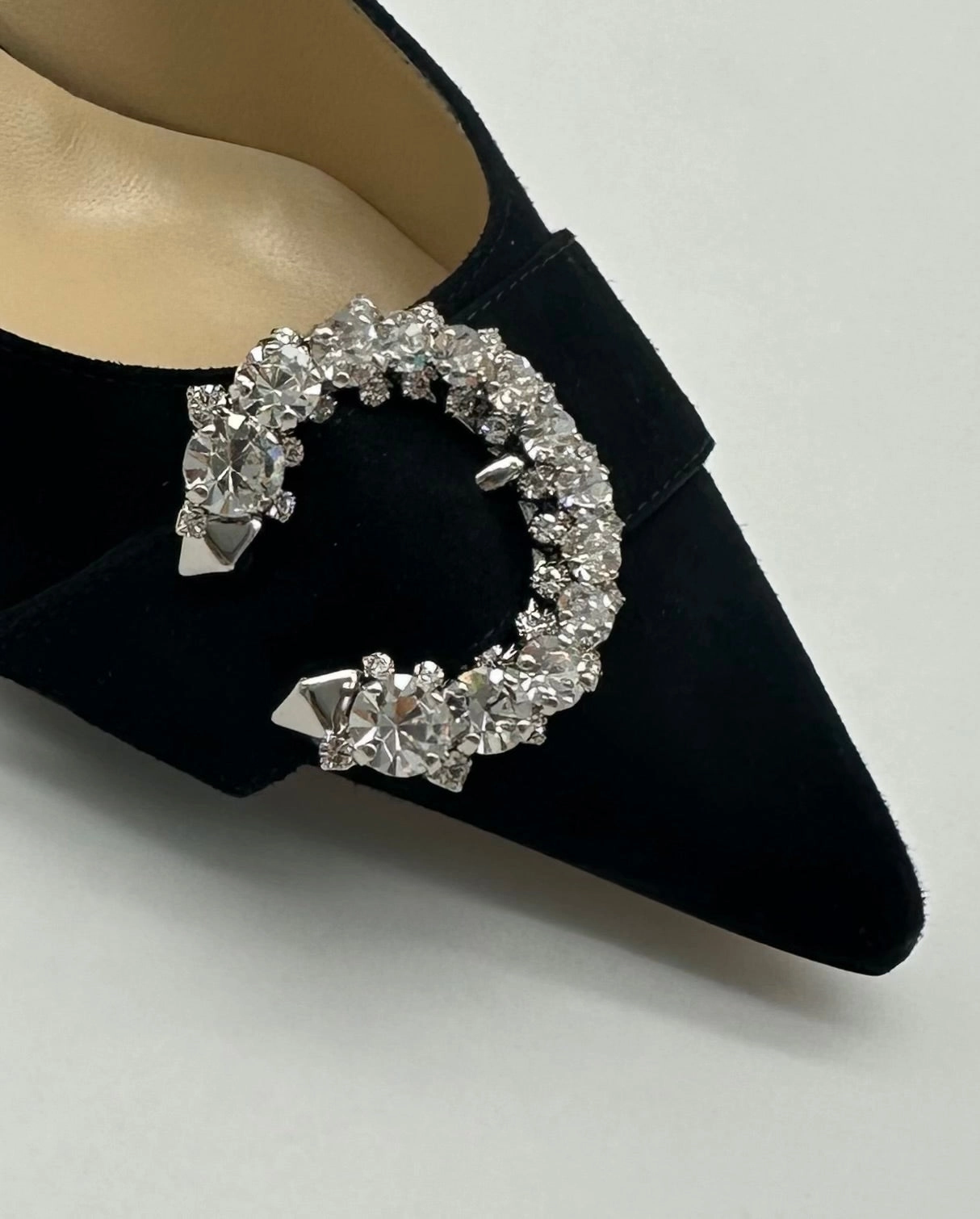 Velvet Crystals Pumps