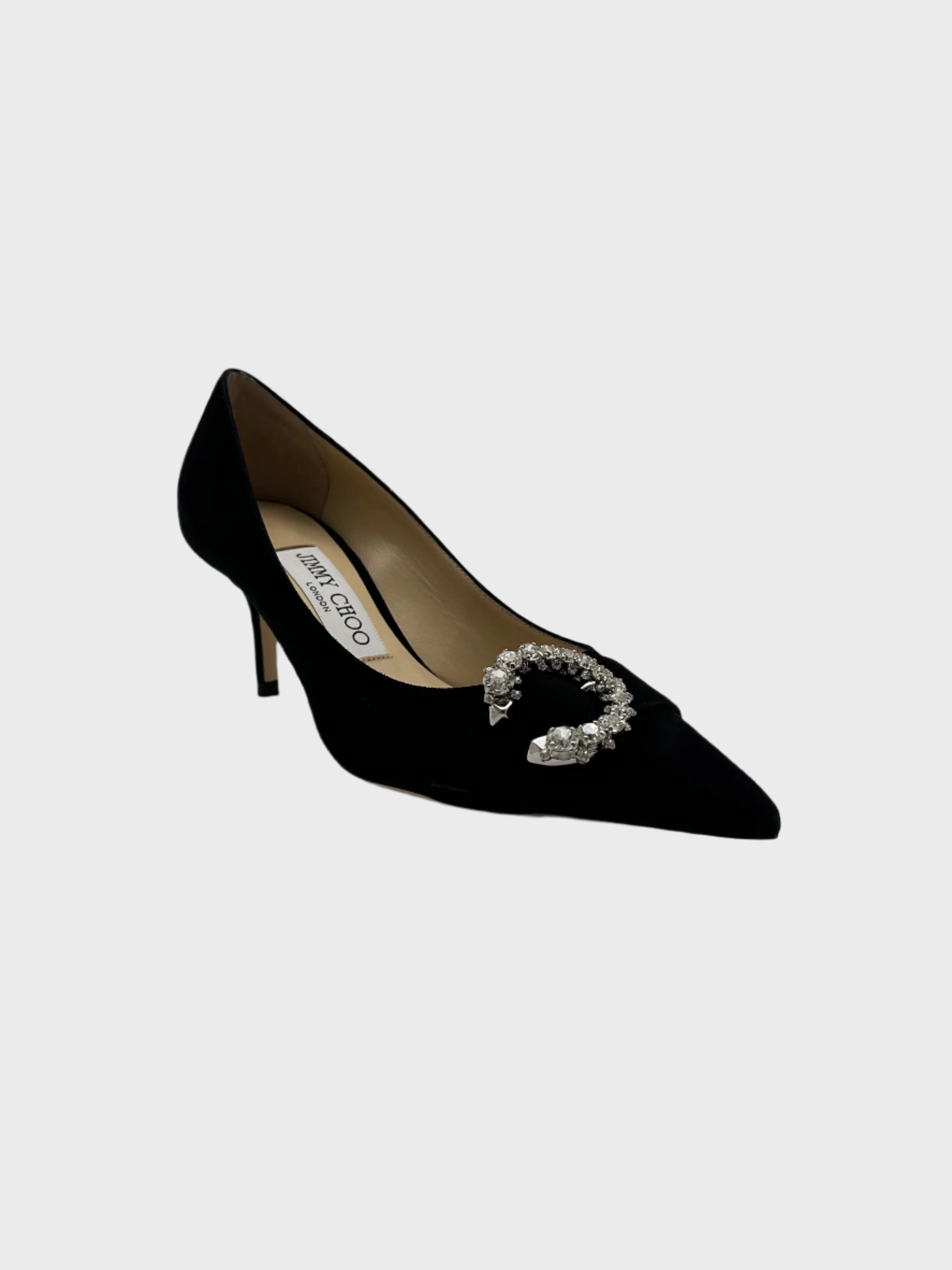 Velvet Crystals Pumps