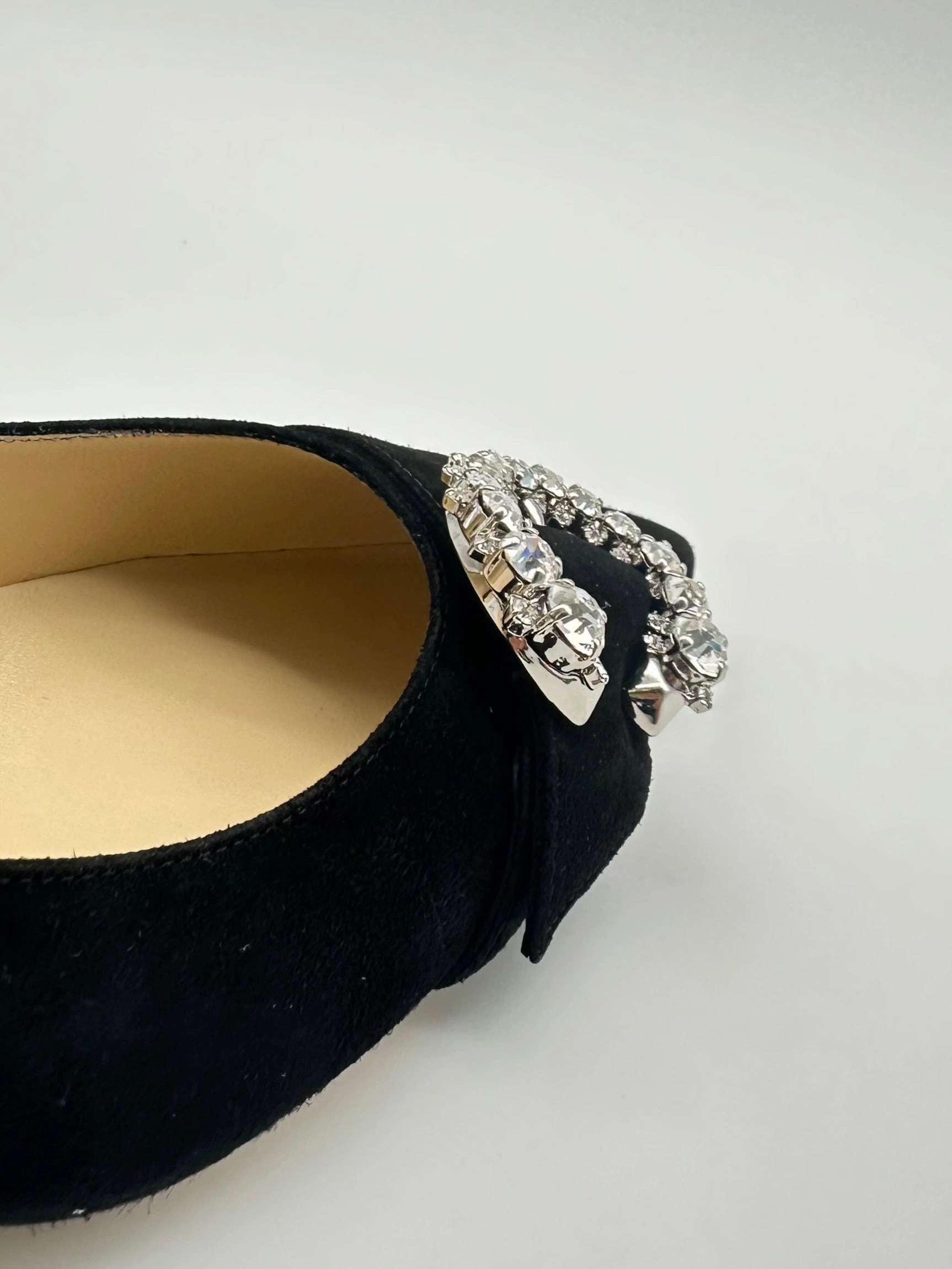 Velvet Crystals Pumps